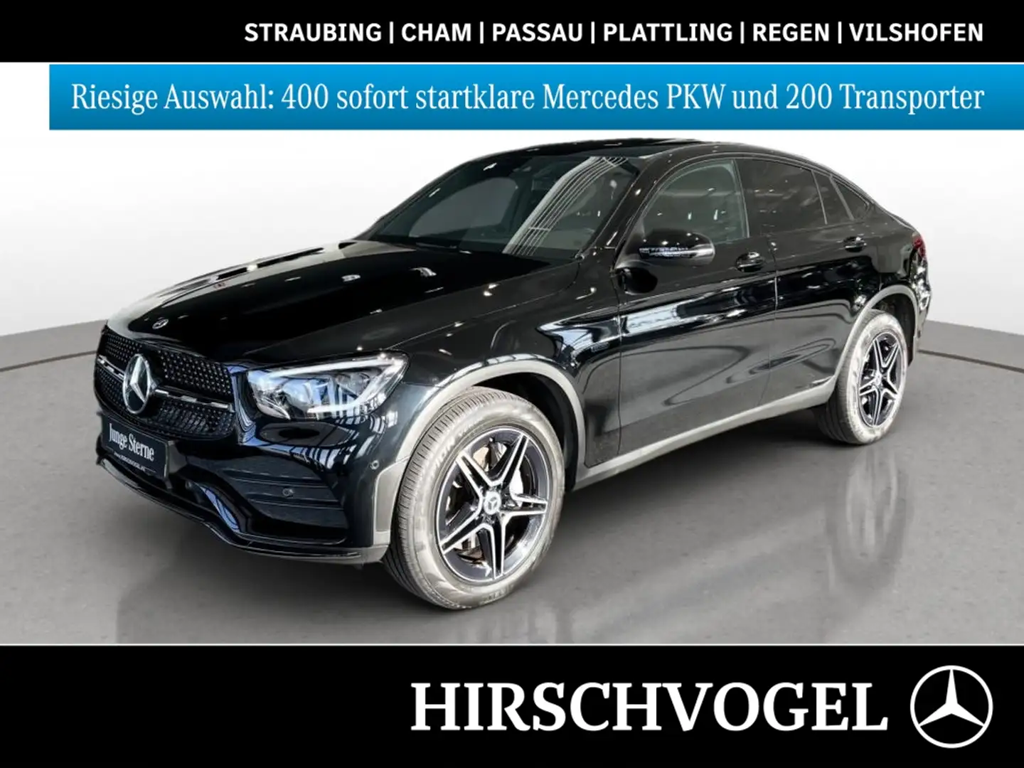 Mercedes-Benz GLC 300 e 4M AMG-Line+Night+SD+AHK+MULTIBEAM+Kam Schwarz - 1