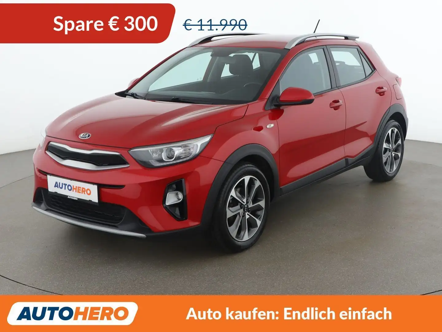 Kia Stonic 1.4 Silber Rot - 1