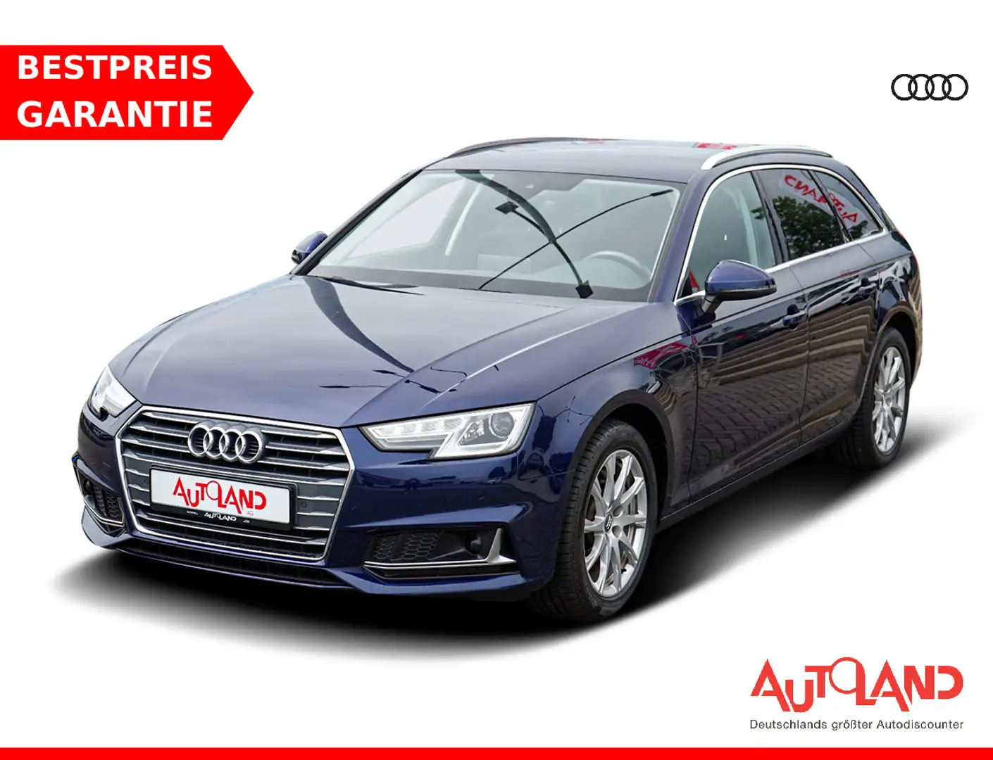 Audi A4 40 TDI Avant sport Bi-Xenon Navi ACC Kamera Bleu - 1