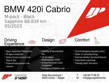 i cabrio,M pack pro, Stuurwielverwarming