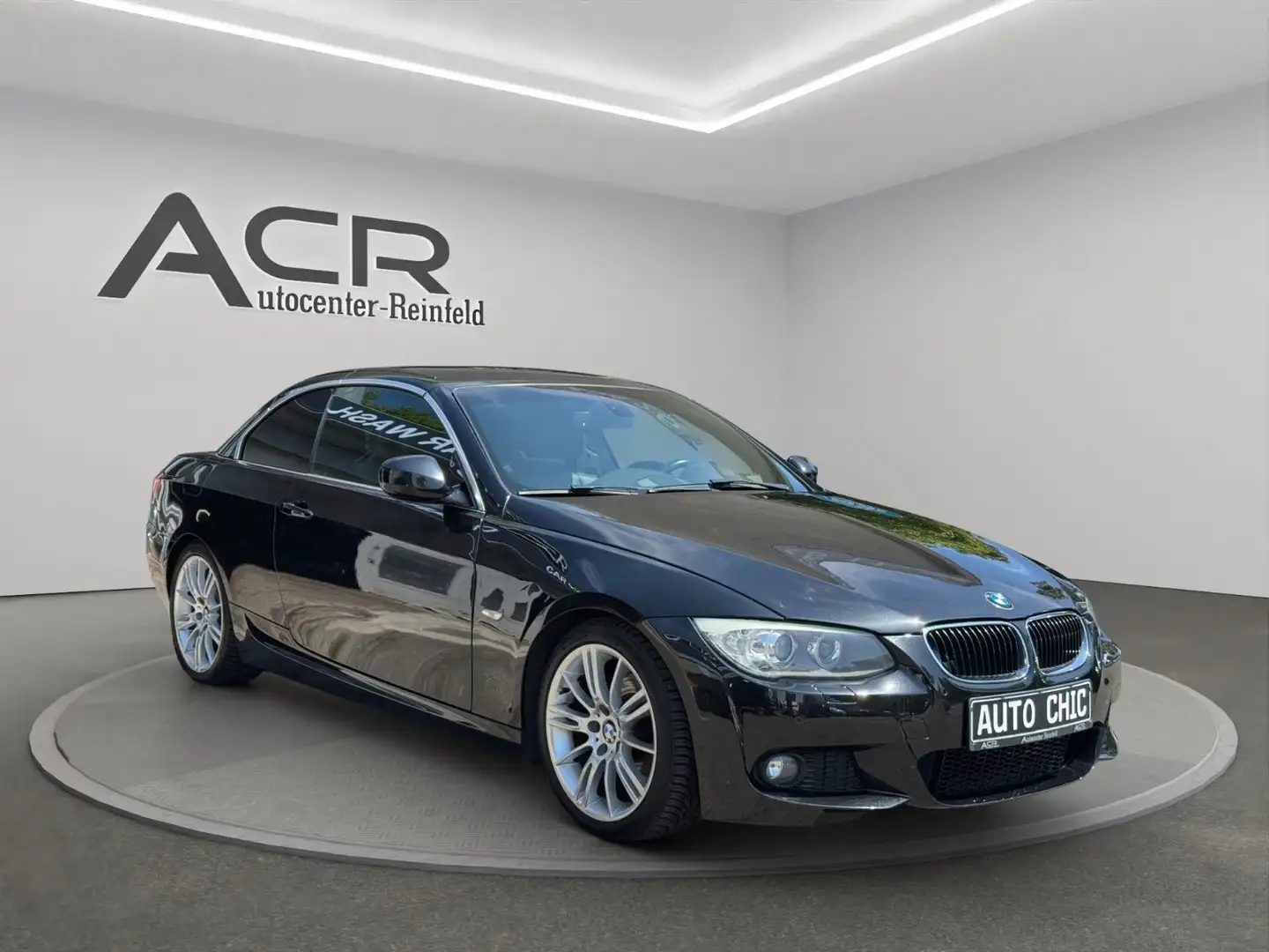 BMW 320 E93 320d Cabrio M-Paket/LCI/Leder/PDC/SHZ/ALU Schwarz - 1
