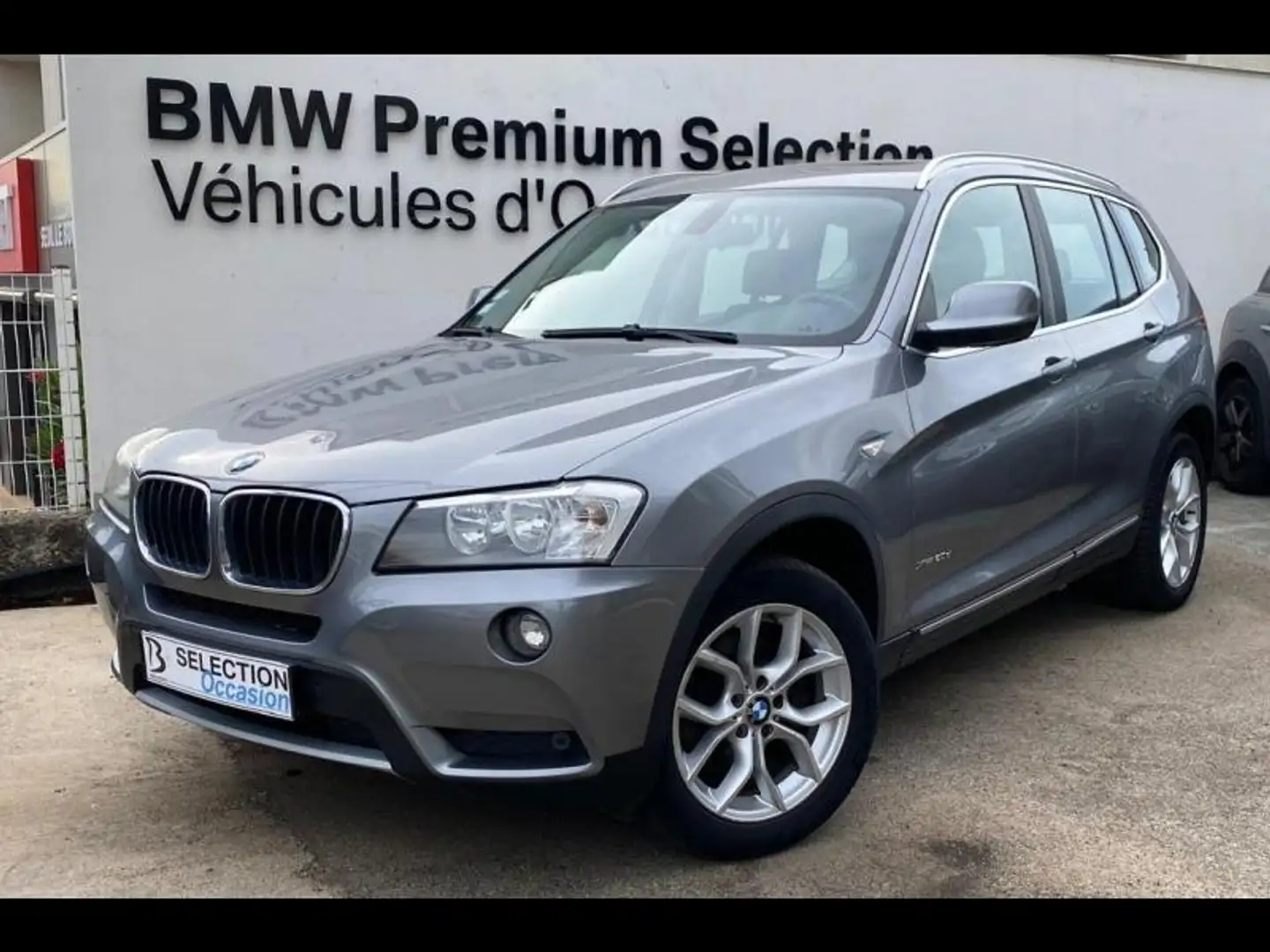 BMW X3 xDrive20dA 184ch Confort Gris - 1