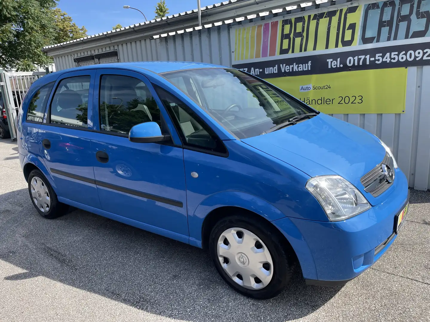 Opel Meriva 1.8 16V Enjoy* TÜV NEU* KLIMA* AHK* Bleu - 2