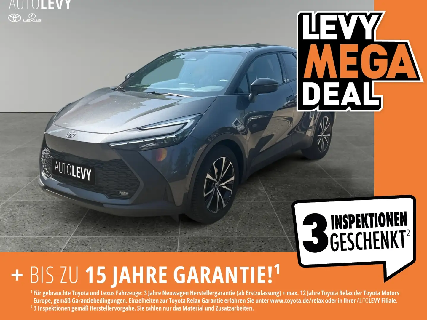 Toyota C-HR 1.8 Hybrid Team D NAVI*CARPLAY* Schwarz - 1