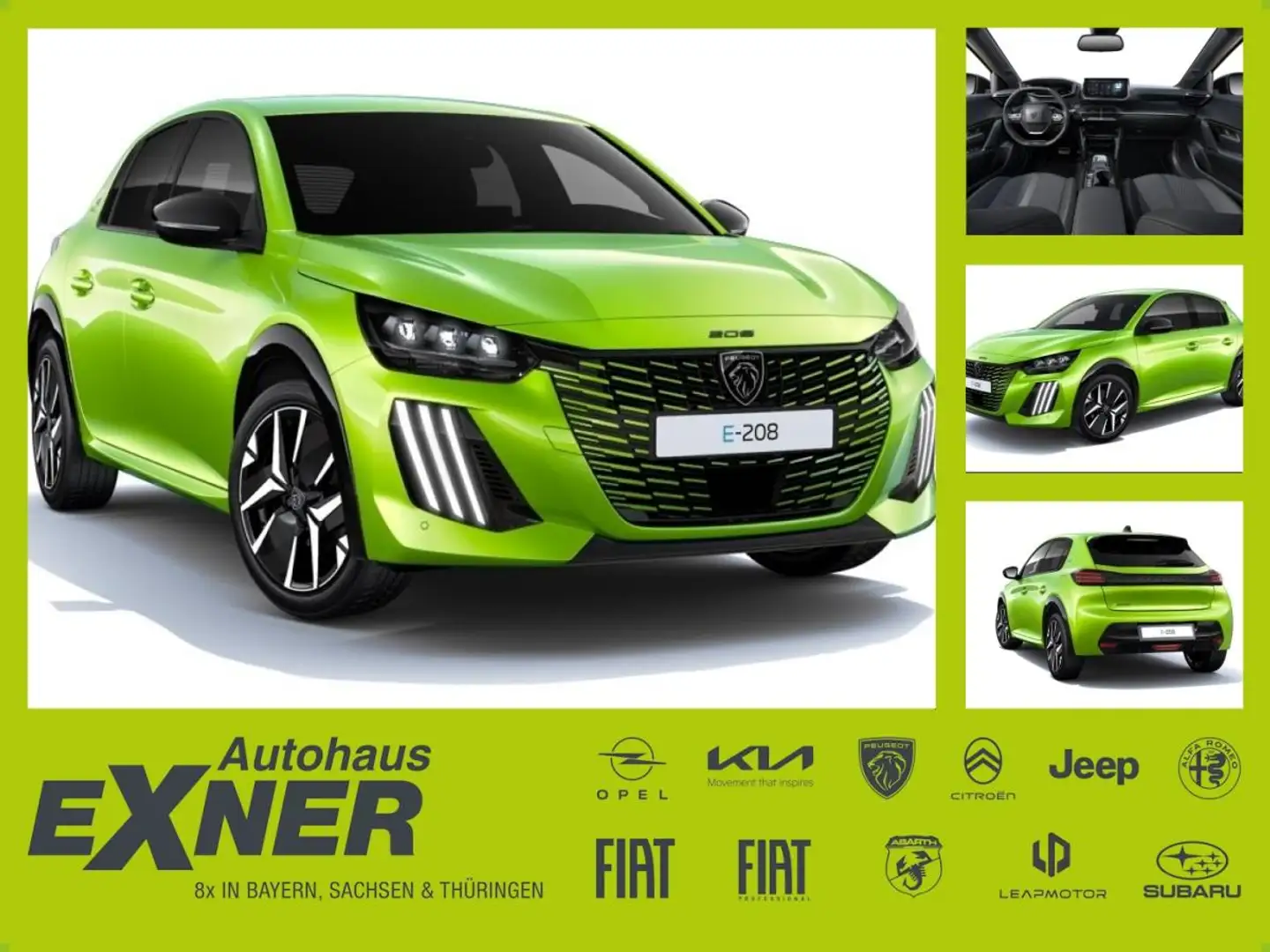 Peugeot 208 GT Elektro | FREI KONFIGUIERBAR | Privat Gelb - 1