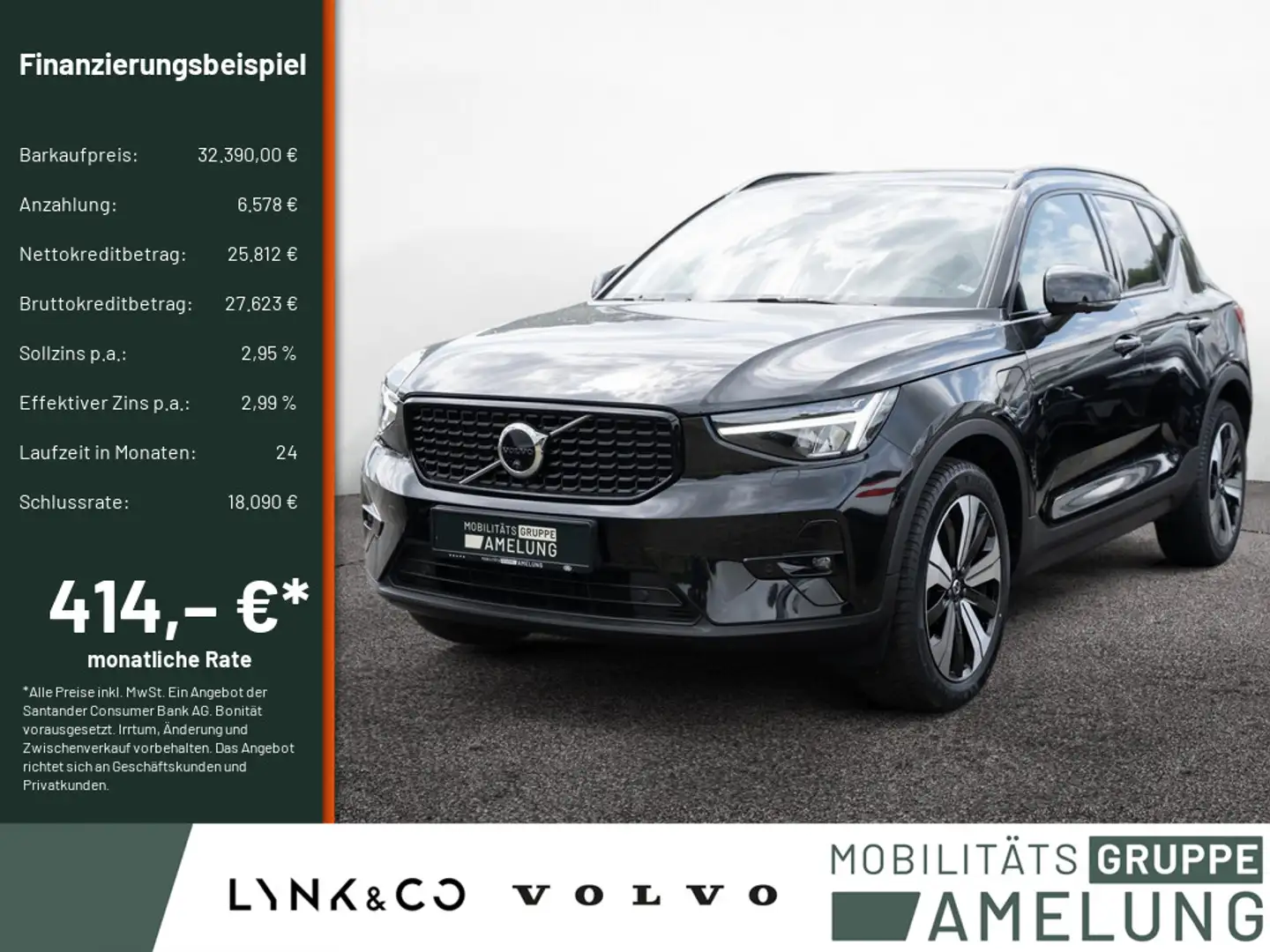Volvo XC40 T4 Recharge DKG Ultimate Dark aus 1.Hand Schwarz - 1