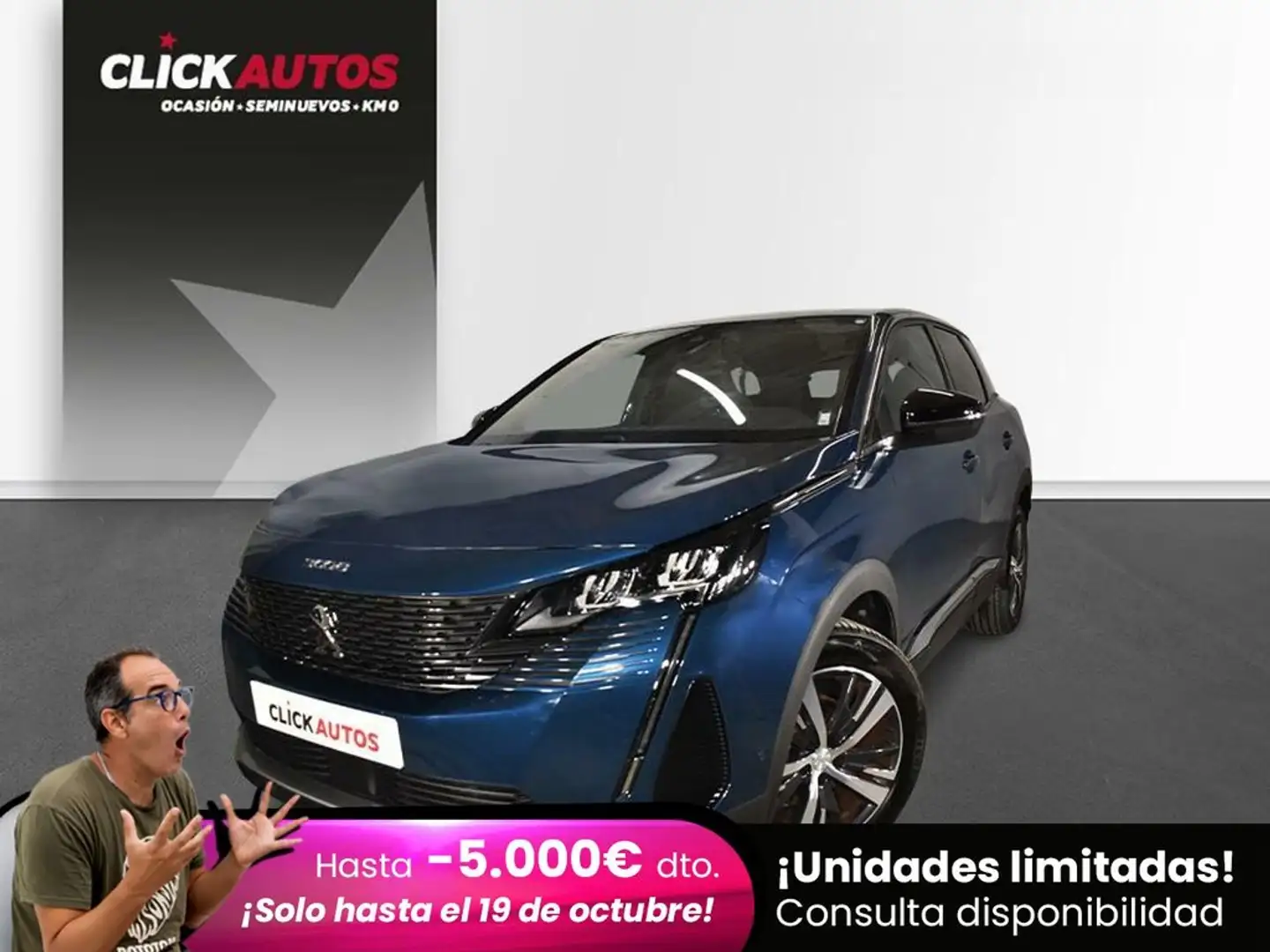 Peugeot 3008 1.2 Puretech 130CV Allure Pack Bleu - 1