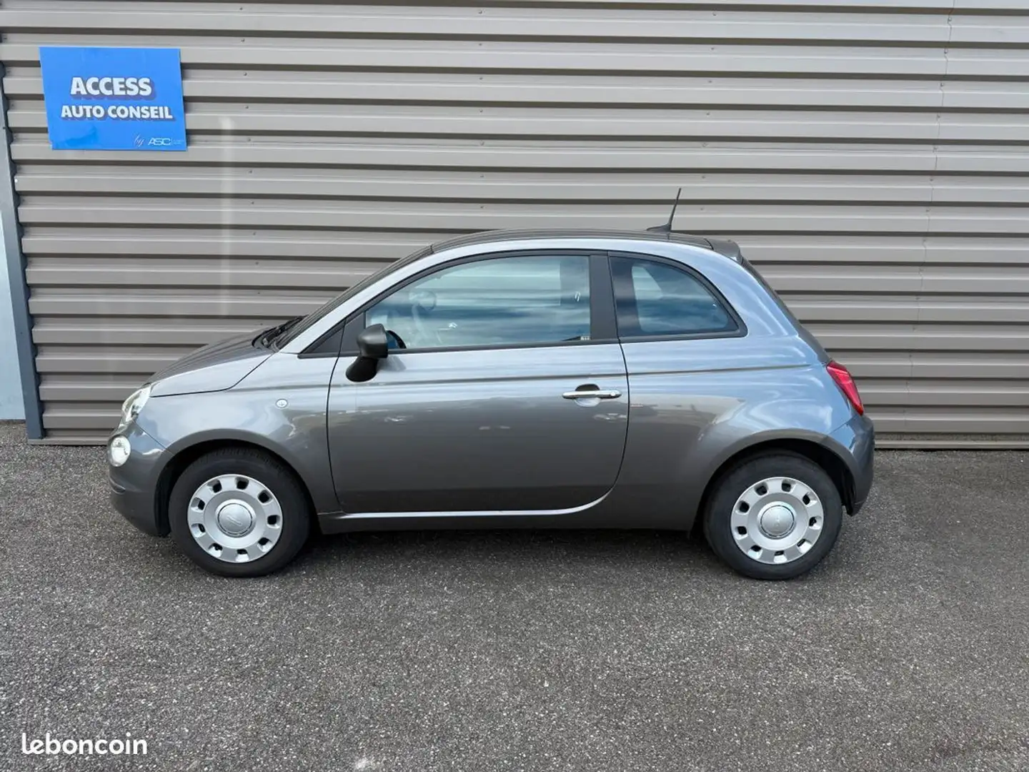 Fiat 500 Hybride HYBRID 70cv, Comme Neuve, GARANTIE Gris - 2