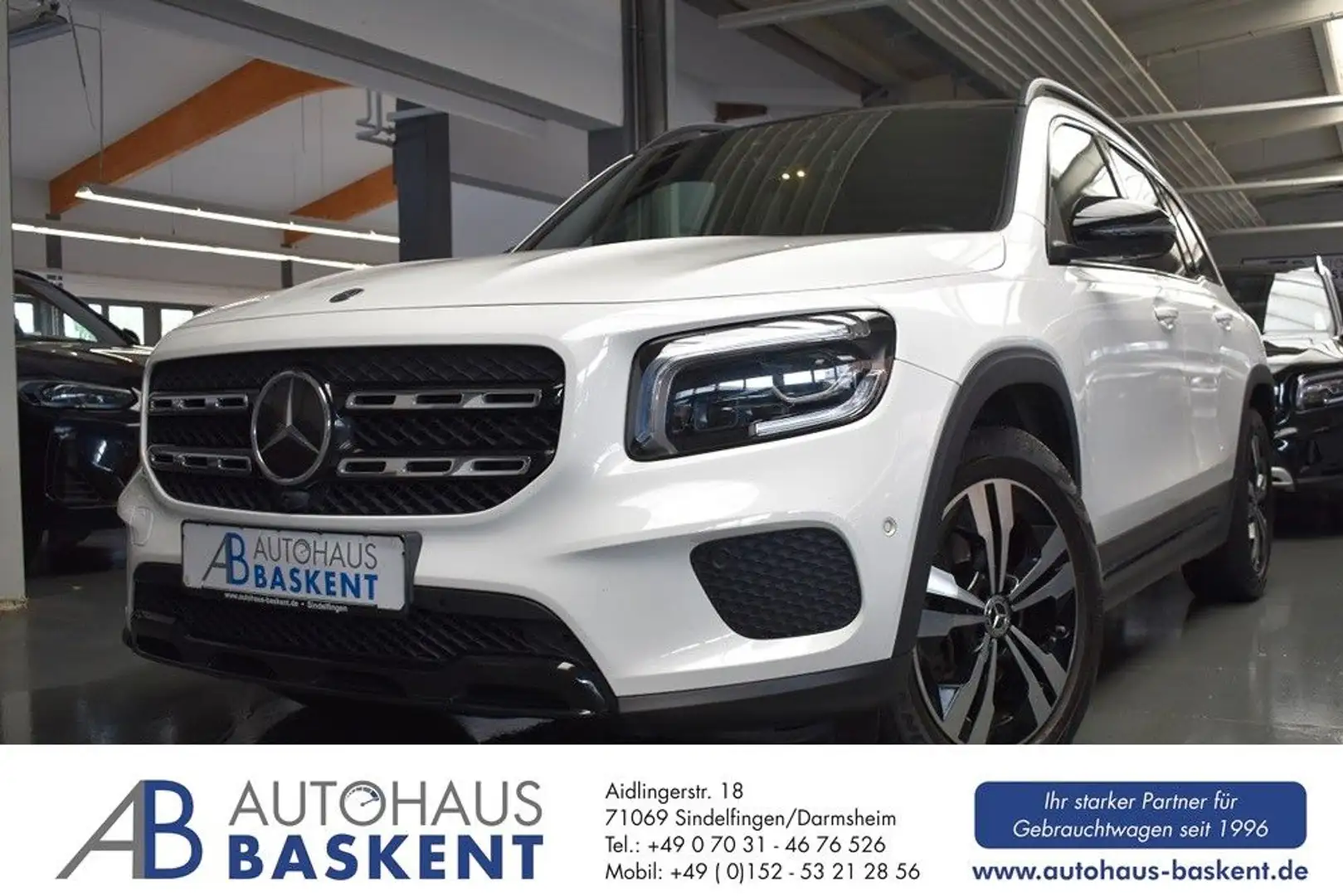 Mercedes-Benz GLB 220 d 4Matic*WIDESCREEN*AHK*LED*NAVI*SHZ*PDC Blanc - 1