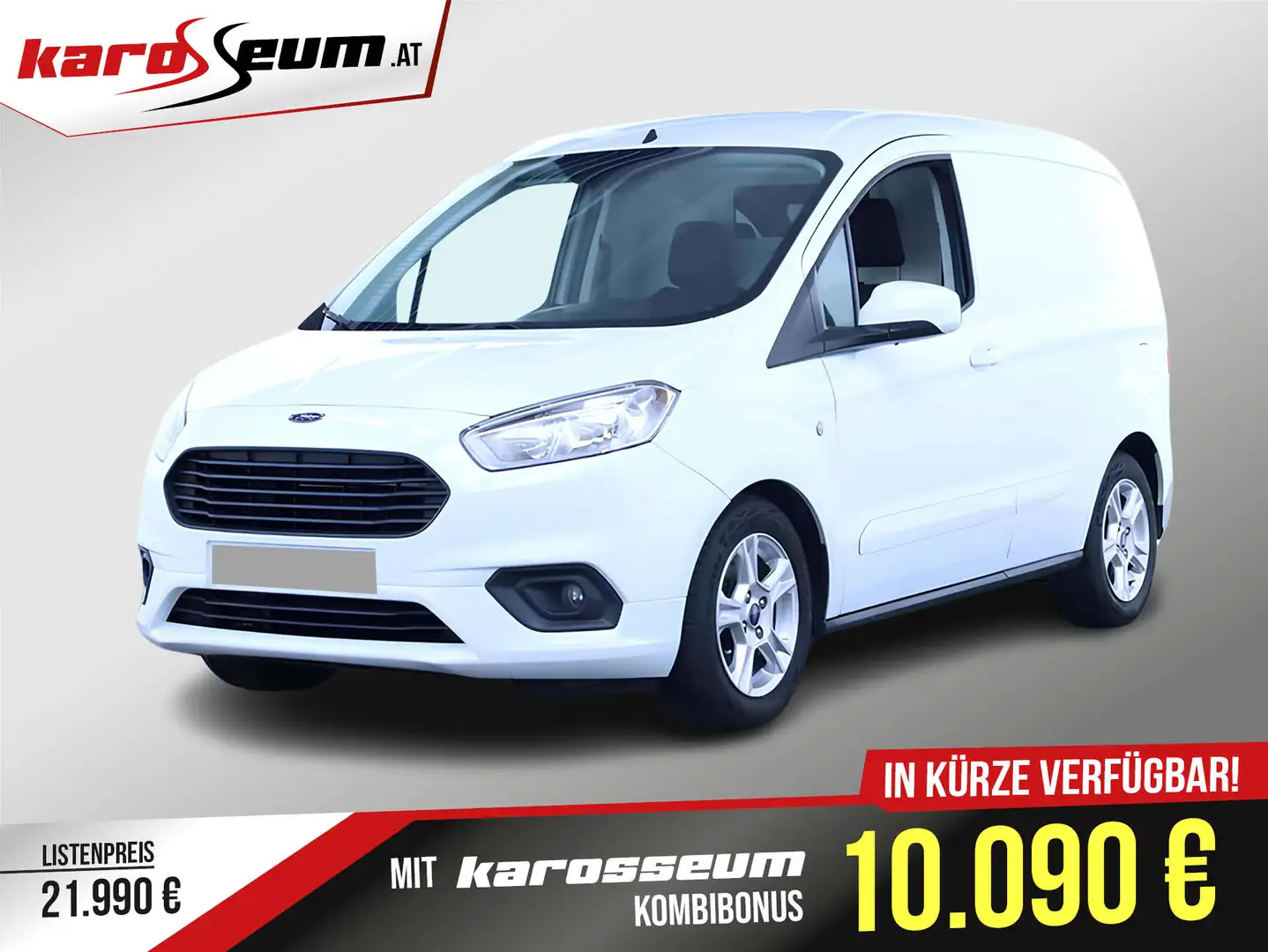 Ford Transit Courier Limited | CLEVERER HELFER | beh.Frontscheibe Weiß - 1