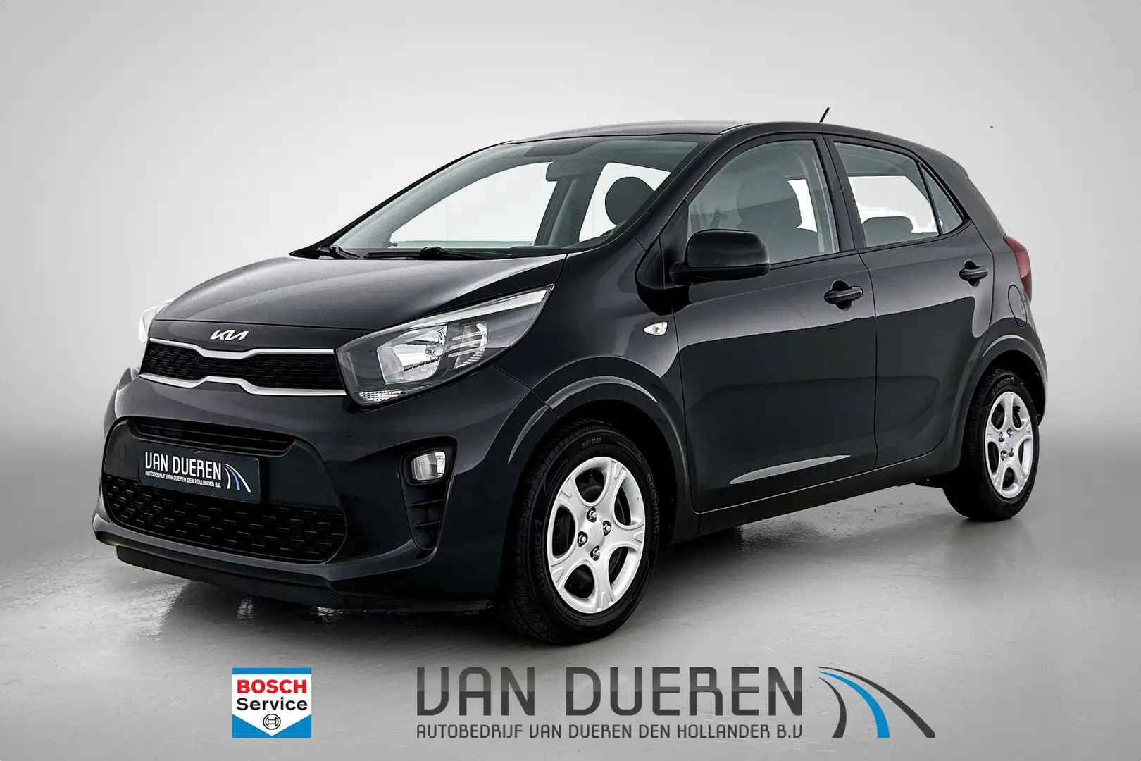 Kia Picanto 1.0 DPi ComfortLine DAB, Airco Zwart - 1