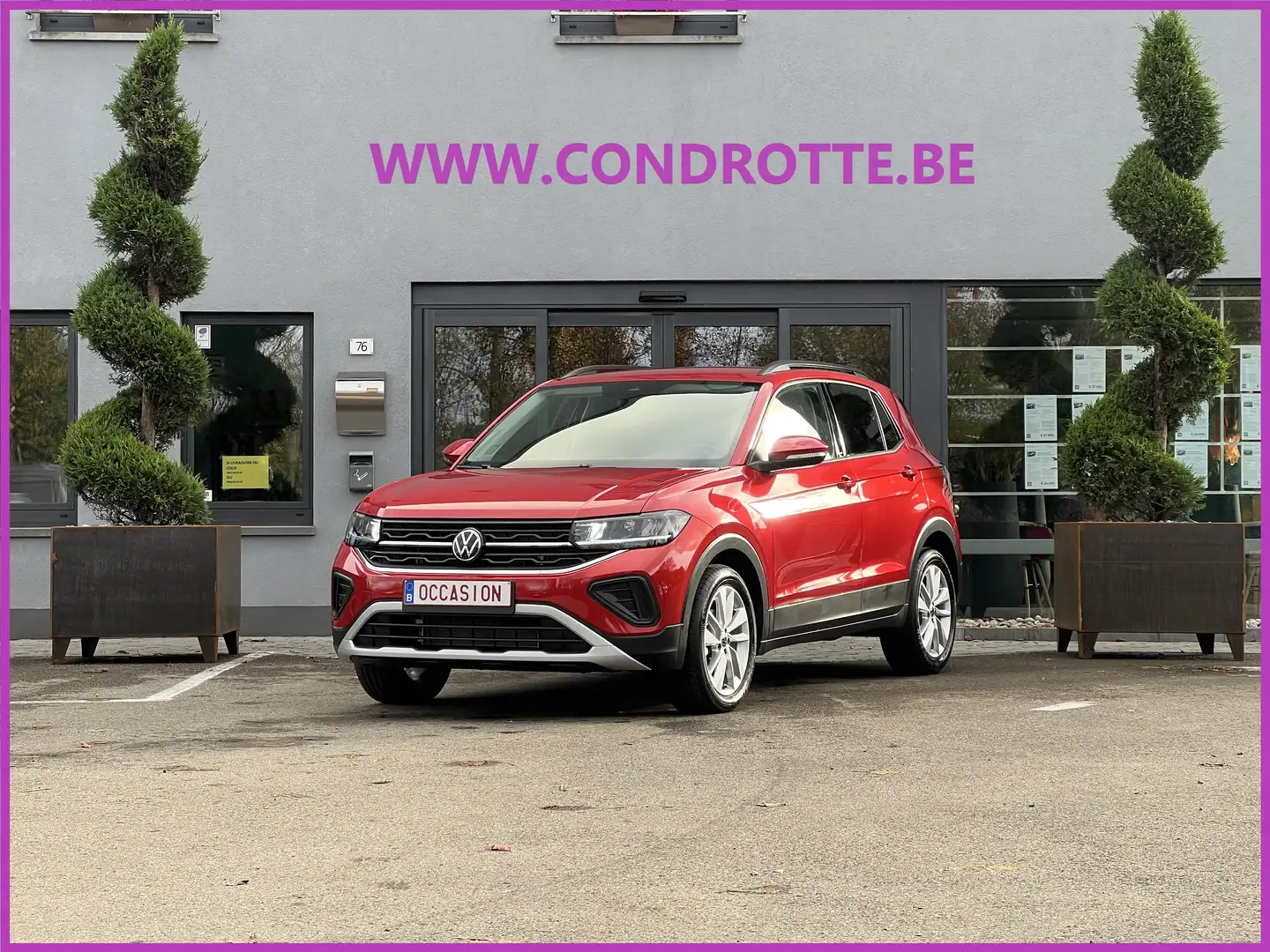 Volkswagen T-Cross 1.0 TSI Life DSG Rood - 1