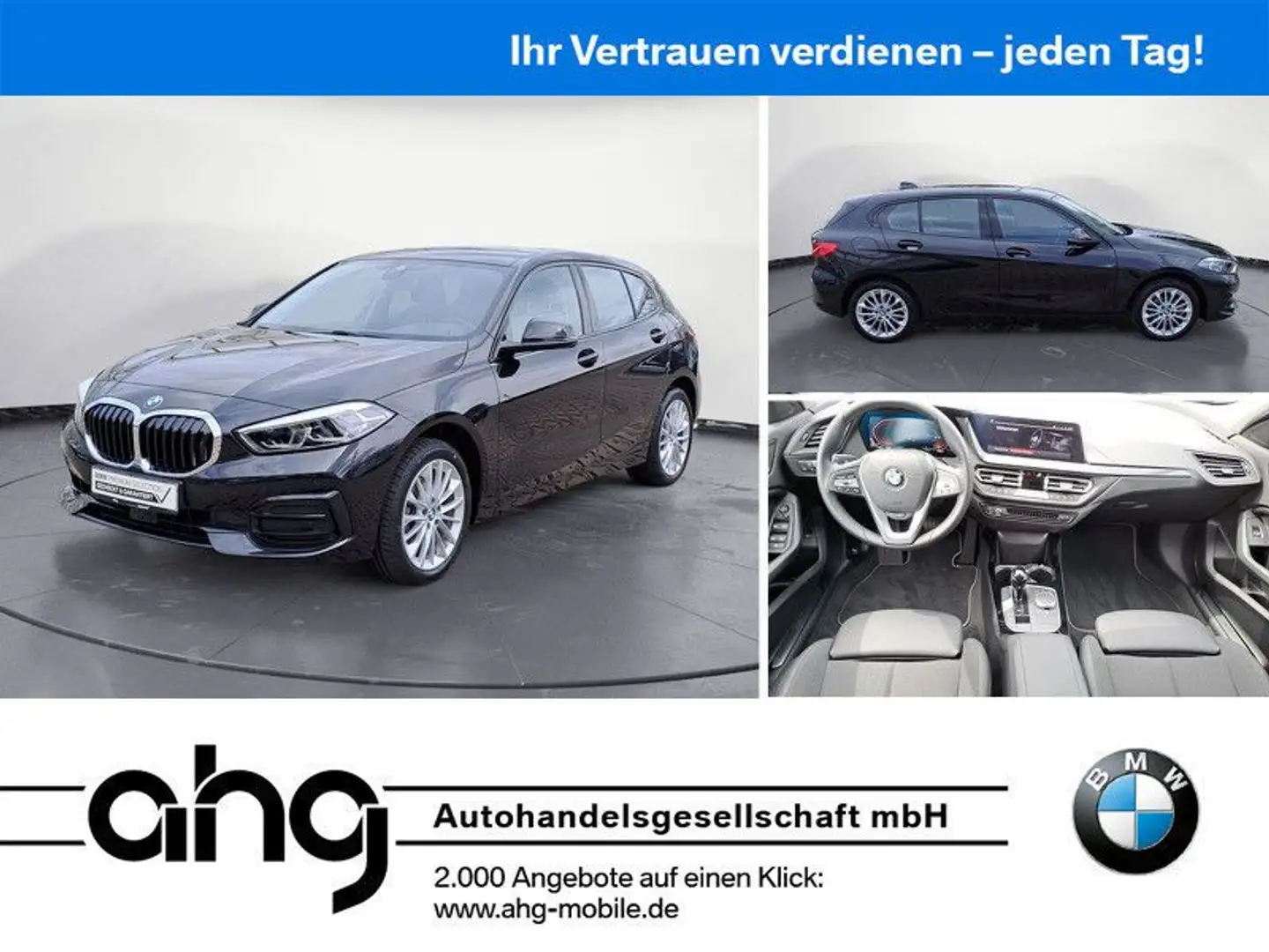 BMW 116 d Klimaaut. Sportsitze PDC Aut. Heckkl. Schwarz - 1