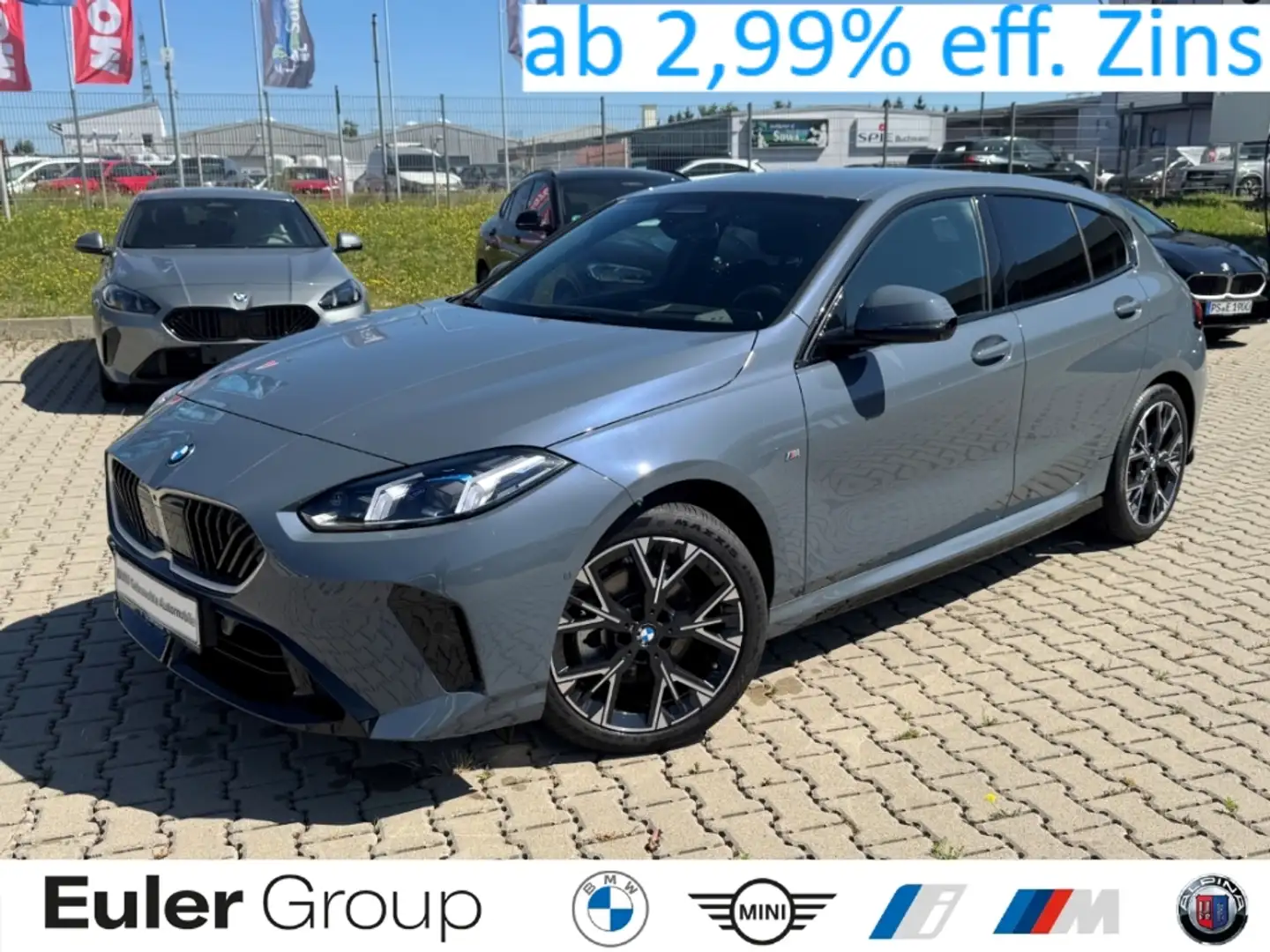 BMW 118 dA F70 M Sport 18'' H/K LCProf HUD DAProf ad.M-FW Gris - 1