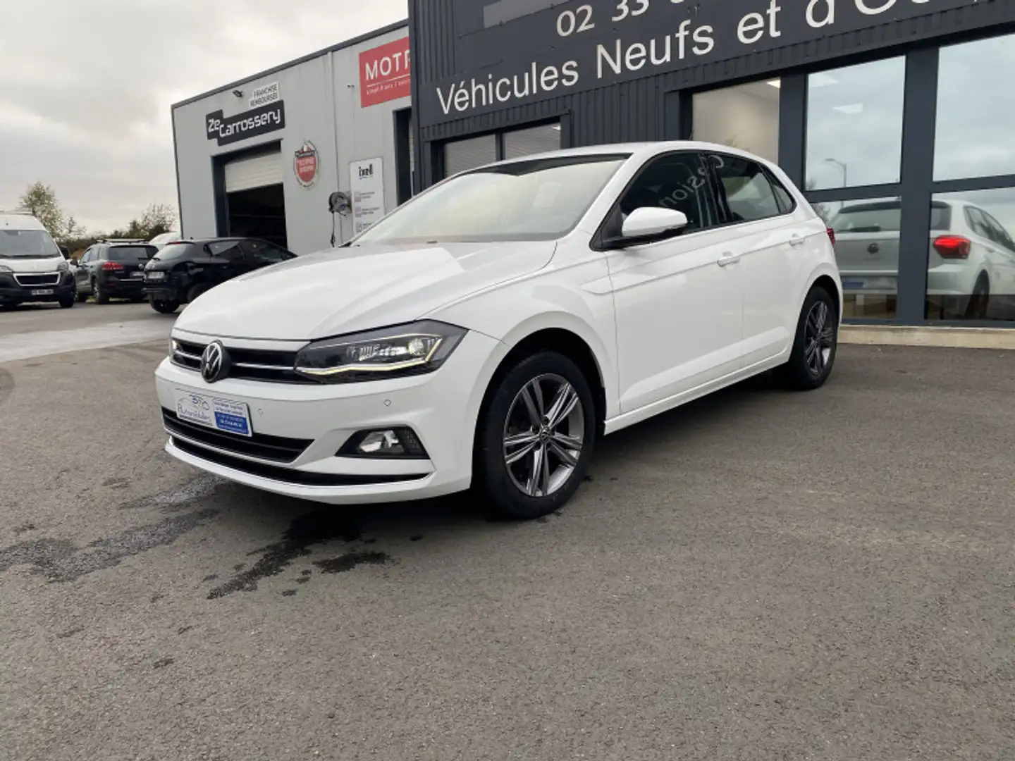 Volkswagen Polo 1.0 TSI 95CH CARAT EURO6D-T Blanco - 1