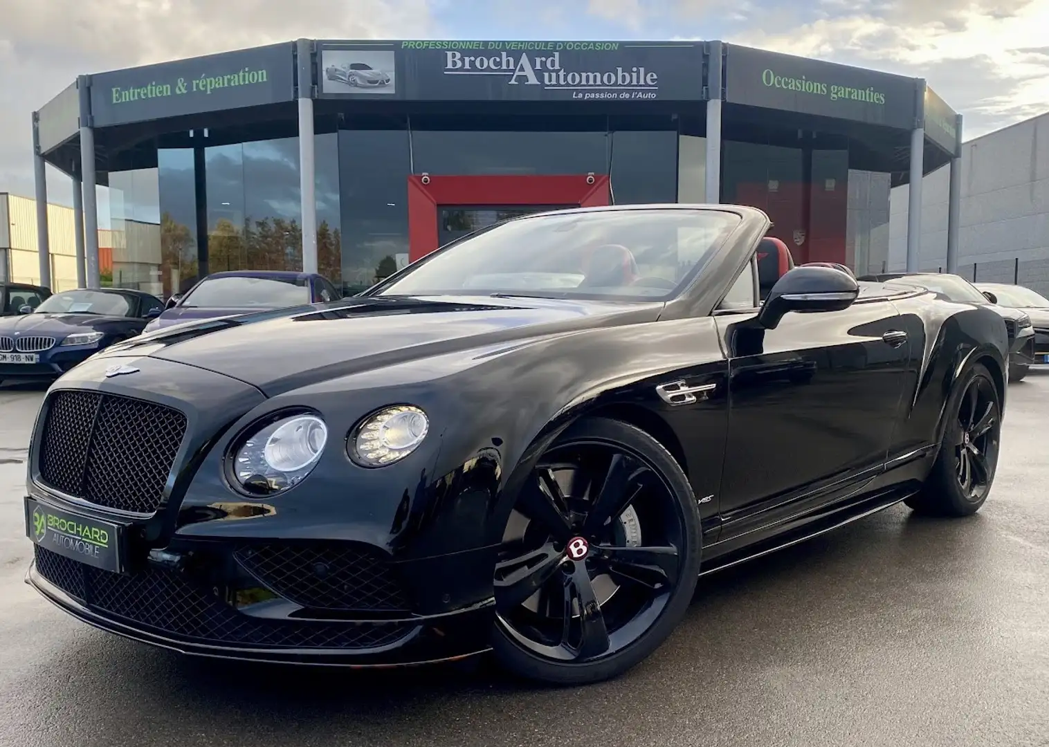 Bentley Continental GTC V8 S / V8 4.0l 528 CH BVA 8 / Schwarz - 1