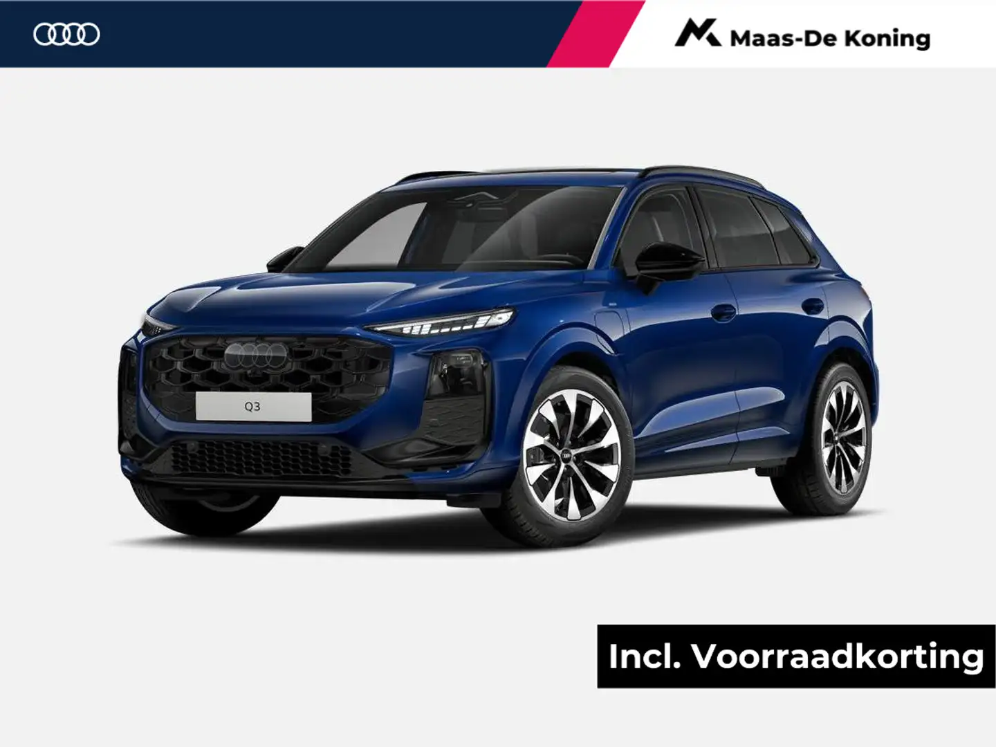 Audi Q3 e-hybrid S edition 272 PK · Tech plus · Glazen pan Blauw - 1