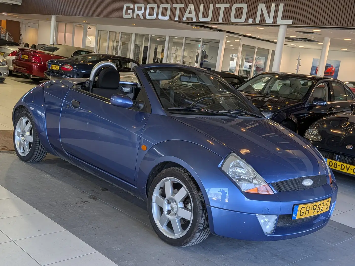Ford Streetka 1.6 OPKNAPPER Lichtmetalen velgen, Stuurbekrachtig Blau - 1