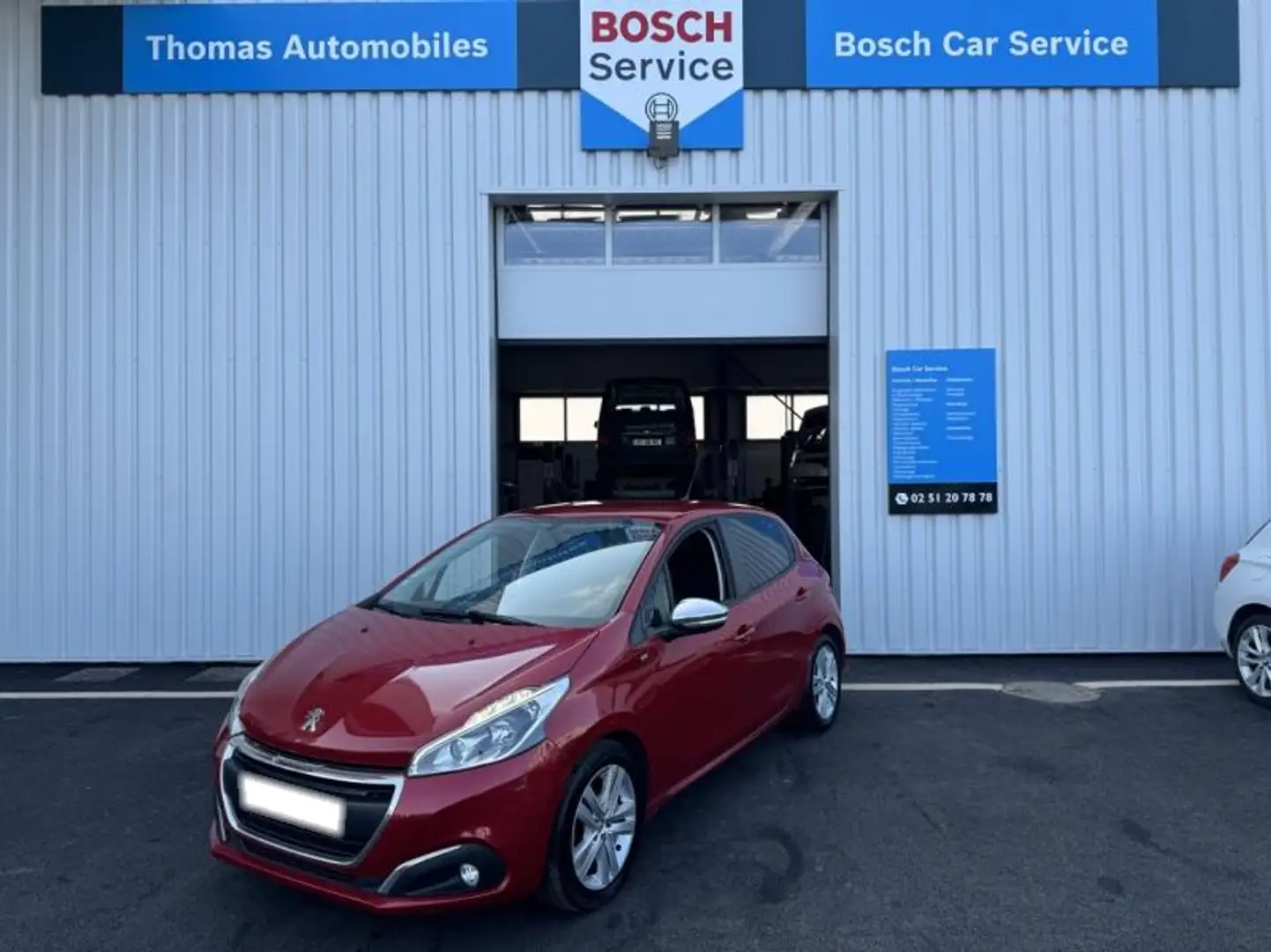 Peugeot 208 1.6 BlueHDi 100ch Active 5p Rouge - 1