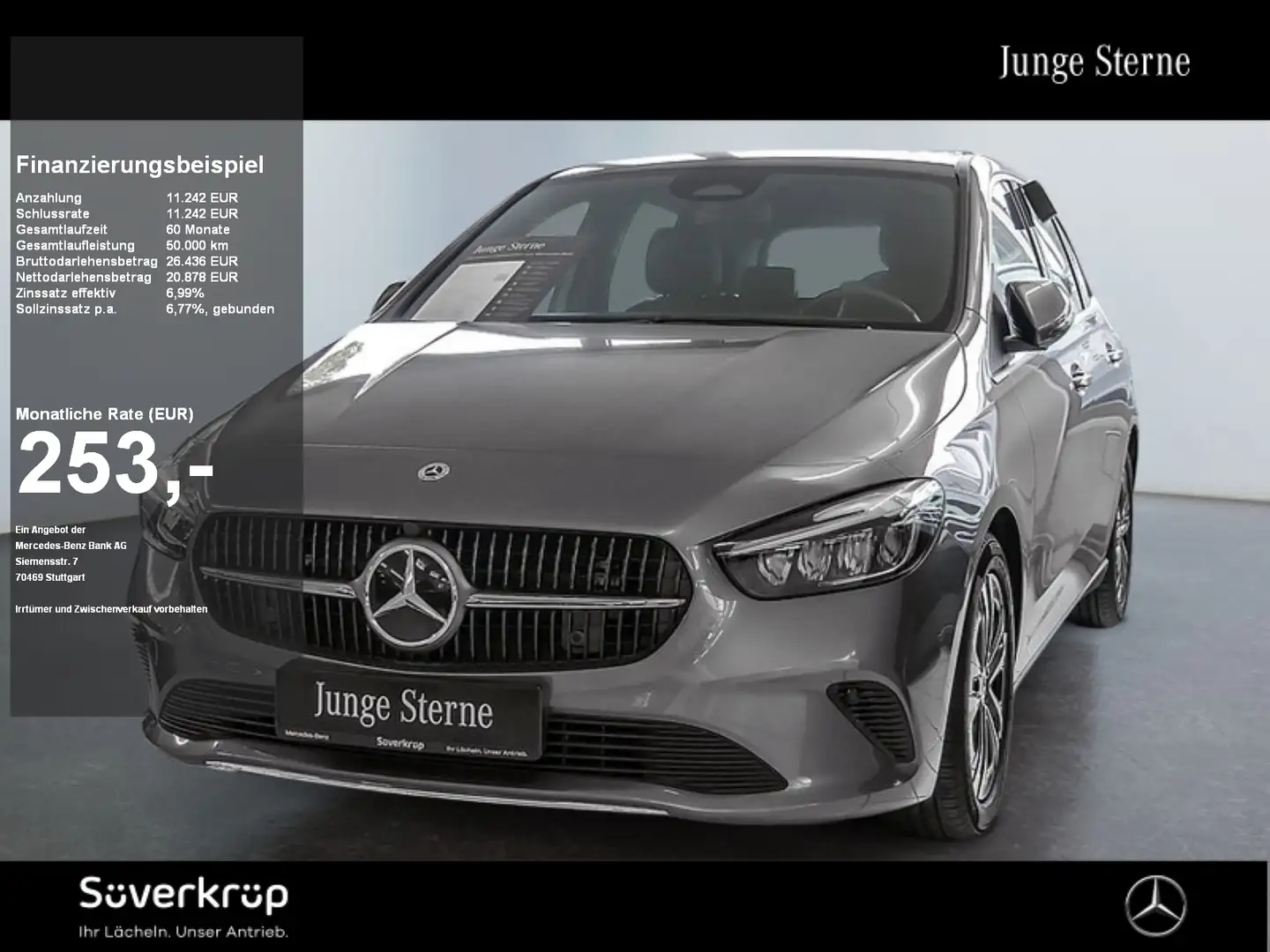 Mercedes-Benz B 200 , PROGRESSIVE KAMERA SPUR PDC SHZ Grau - 1