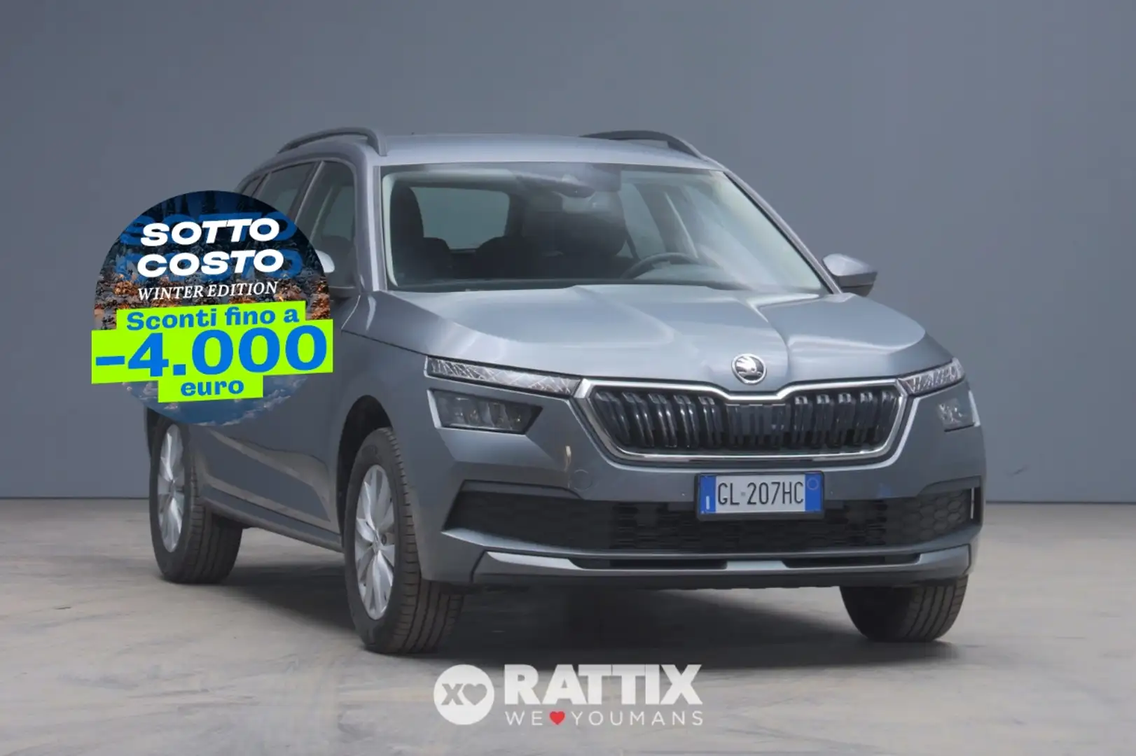 Skoda Kamiq 1.0 TSI 110CV Ambition Grijs - 1