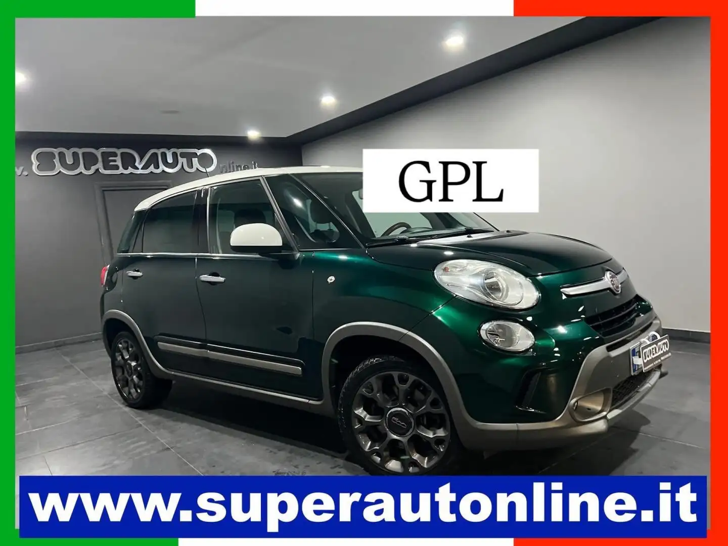 Fiat 500L 1.4 T-Jet 120 CV GPL Trekking Verde - 1