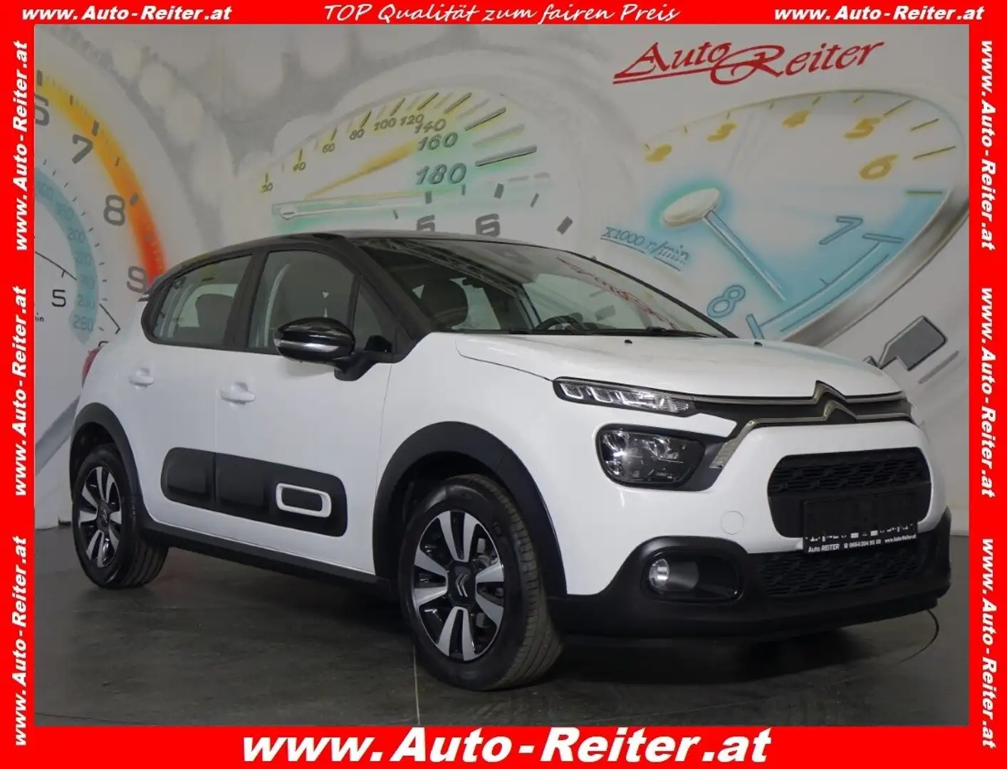 Citroen C3 PureTech 82 "Shine" *LED, NAVI, TEMPOMAT, KLIMA... Weiß - 1