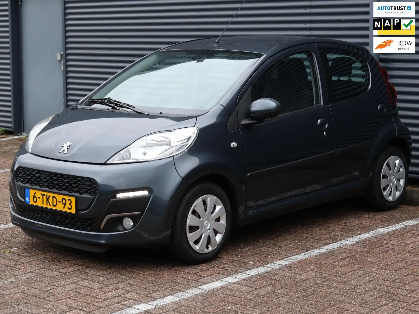 Peugeot 107 1.0 Active|Carplay|Nav|Airco|LED|Elek. Ramen Gris - 1