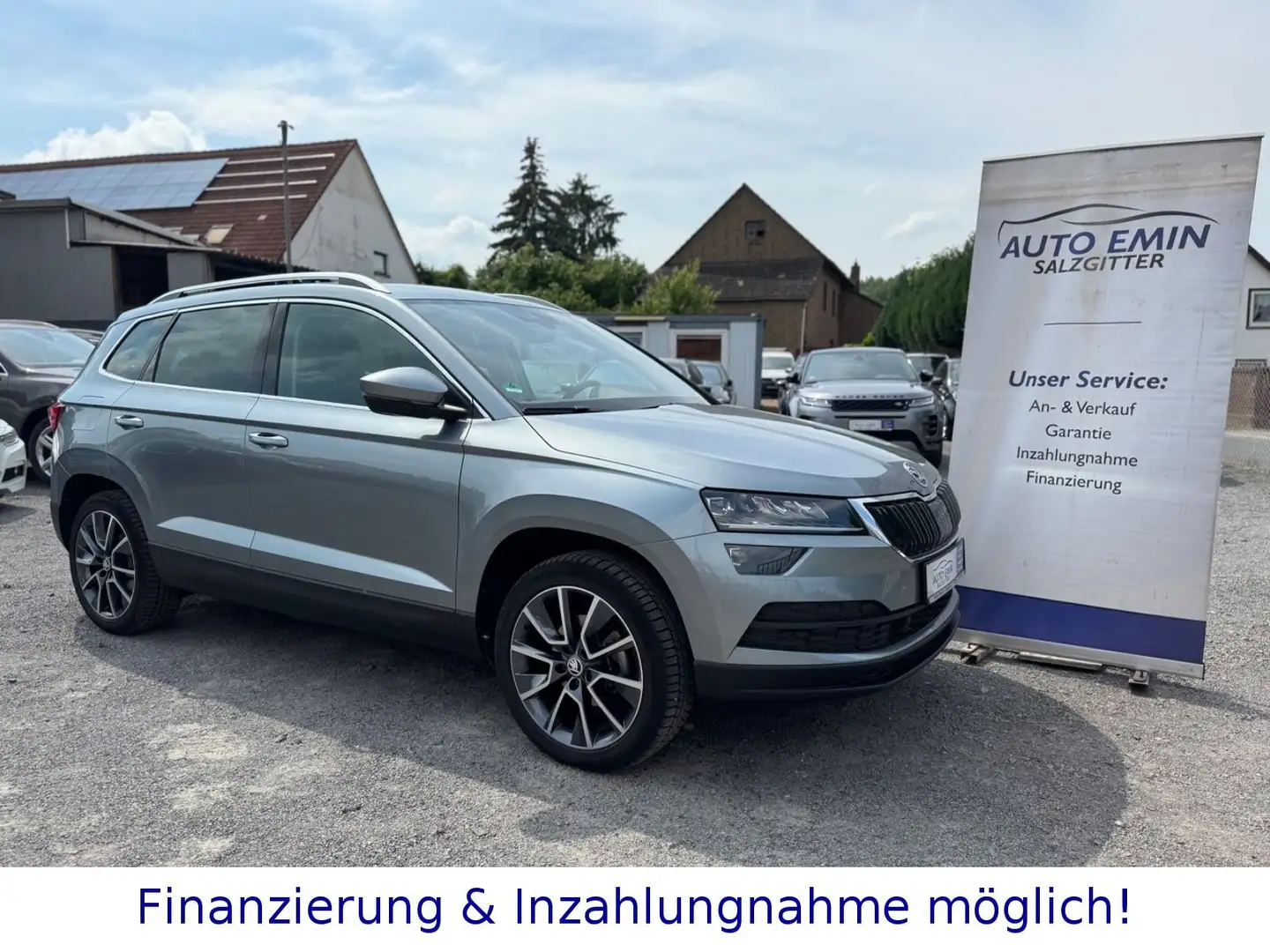 Skoda Karoq 1.5 TSI Style *1.HAND,DSG,KAMERA,AHK!* Gris - 1