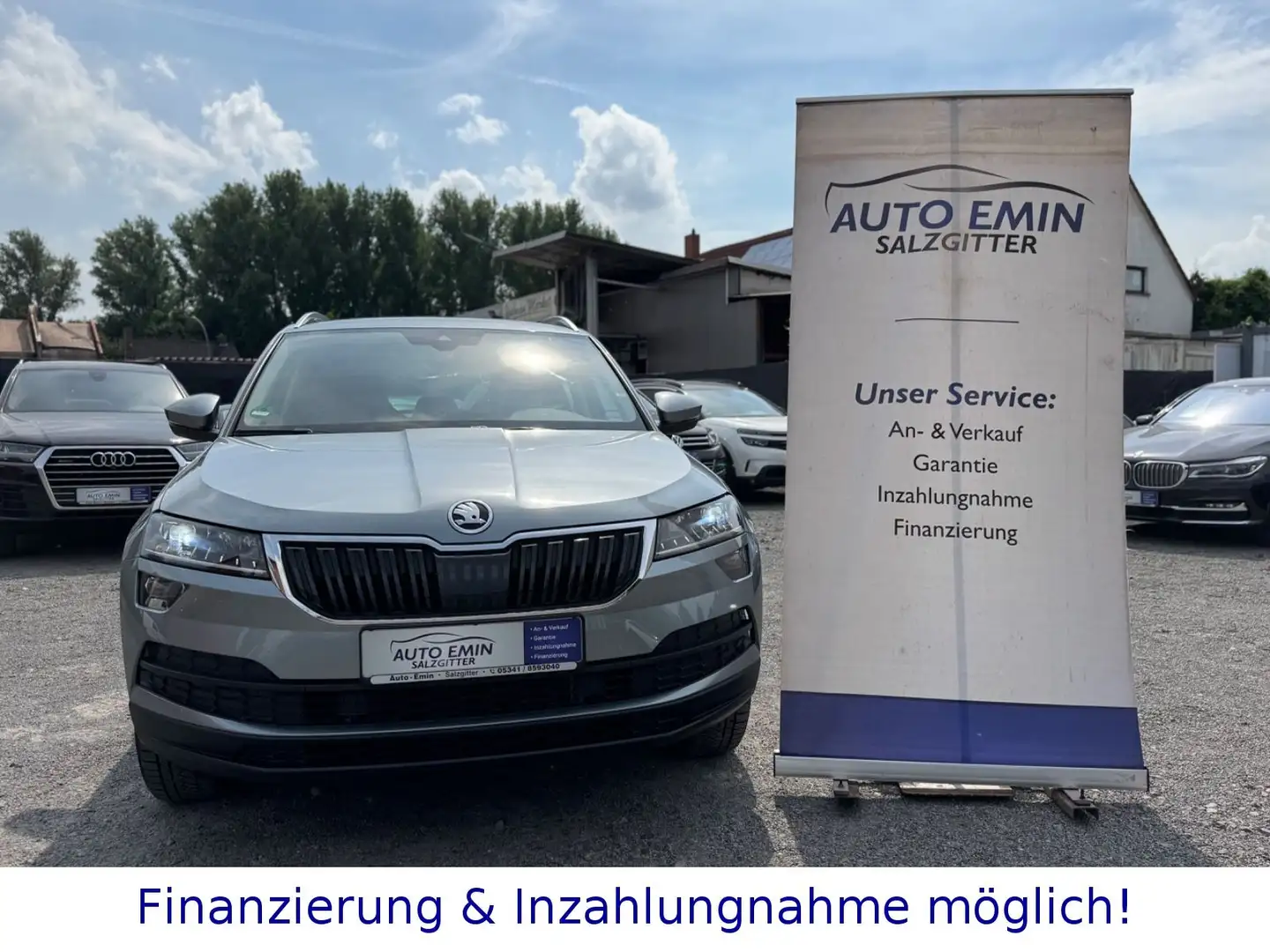 Skoda Karoq 1.5 TSI Style *1.HAND,DSG,KAMERA,AHK!* Gris - 2