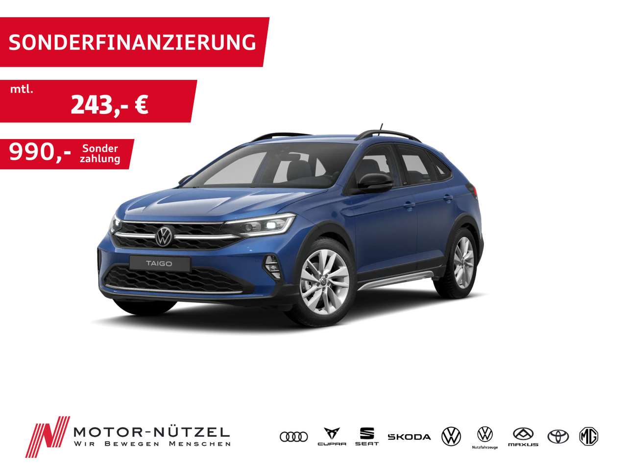 Volkswagen Taigo 2024 — 1.0 TSI MOVE MATRIX+APP+ACC+SHZ+2xPDC+RFK