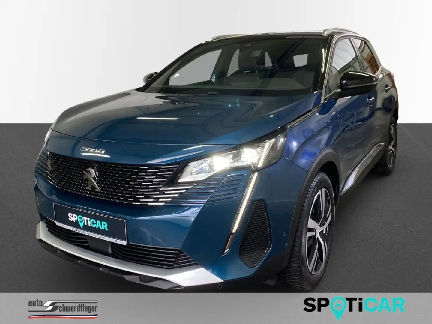 Peugeot 3008 Hybrid 136 e-DSC6 GT Bleu - 1