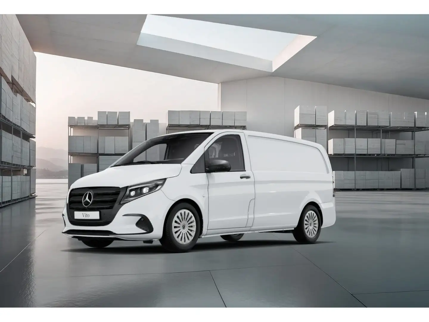 Mercedes-Benz Vito 116 CDI 4x4 Kasten Lang Aut. Cam SHZ LED Weiß - 2