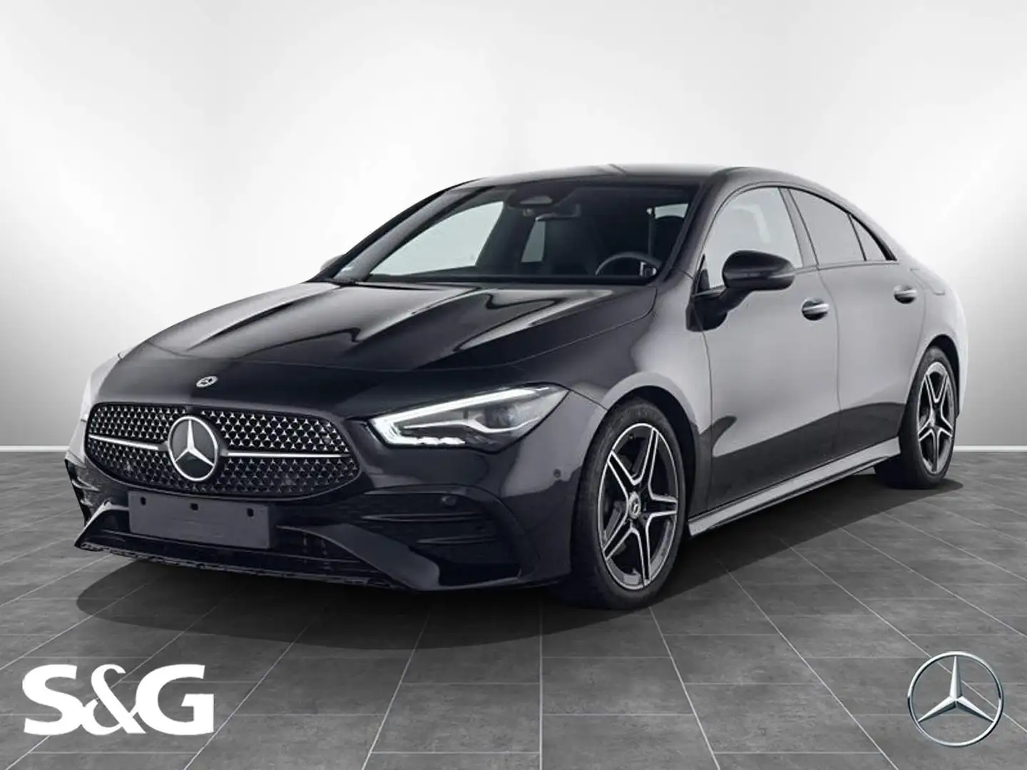 Mercedes-Benz CLA 180 Coupé AMG Night+RüKam+LED+18+Keyless-Go Negro - 1