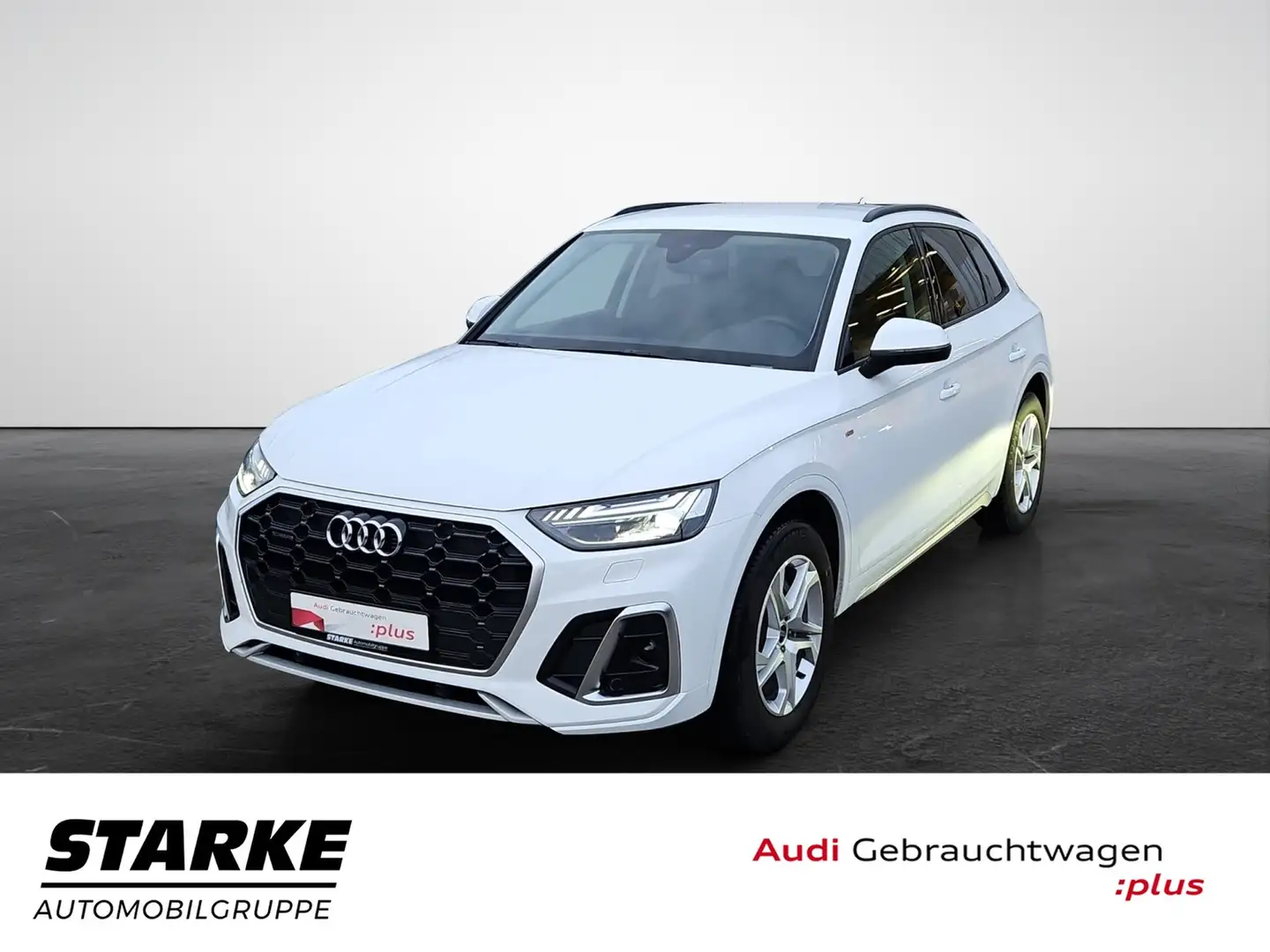 Audi Q5 40 TDI S tronic quattro S line NaviPlus Matrix ... Weiß - 2