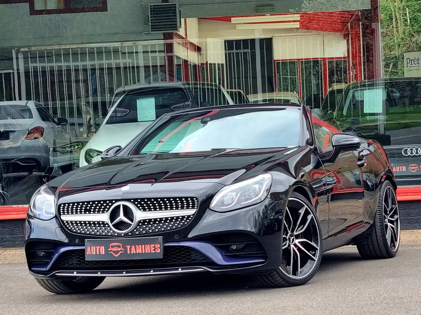 Mercedes-Benz SLC 200 AMG Line / Full Option / Etat neuf / Belge Nero - 1
