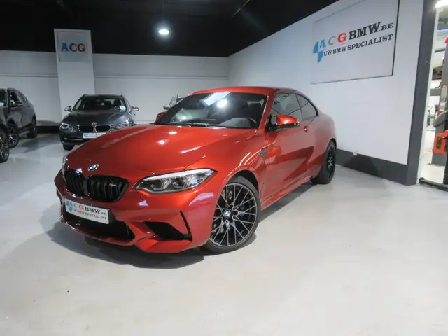 BMW M2 Coupé 3.0 M2 Competition DKG PRACHTIGE SUNSET ORANGE Carplay LED Navi Pro werkelijk nieuwe staat! volledig origineel !