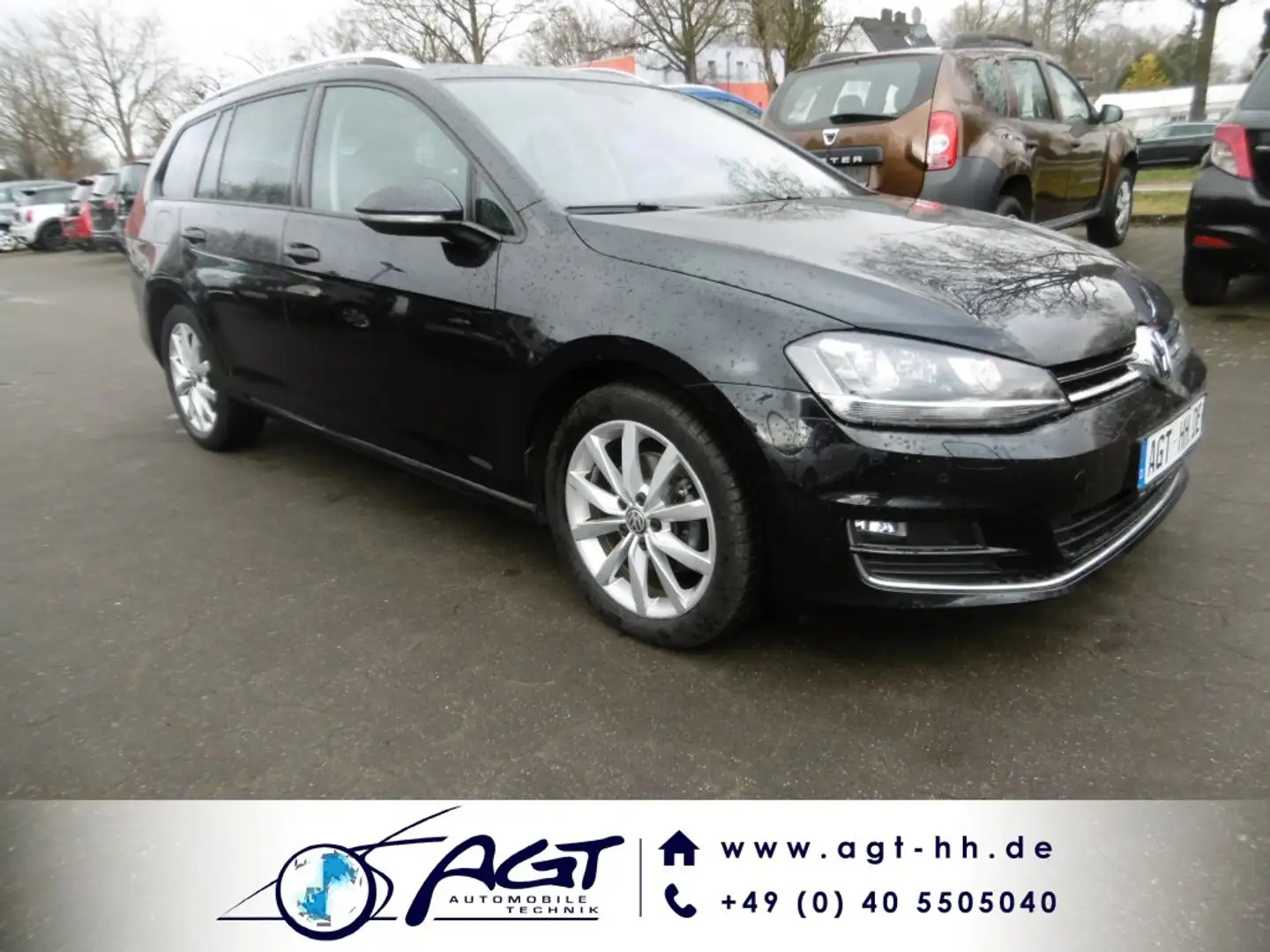 Volkswagen Golf Variant 2.0TDi Aut. Lounge Nav Xen Pano PDC Zwart - 1
