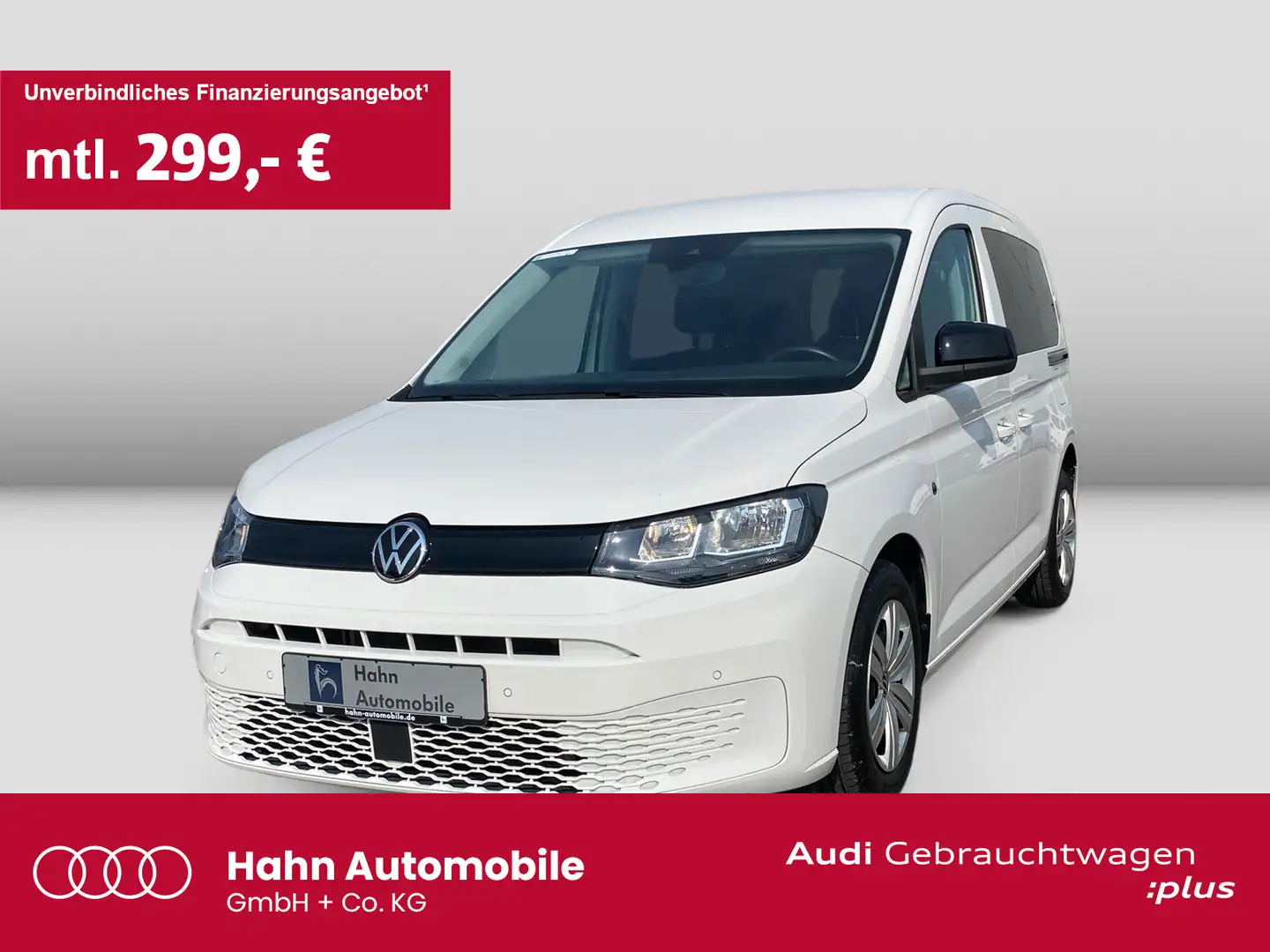 Volkswagen Caddy 1.5TSI DSG AHK Navi Einparkh Klima Weiß - 1