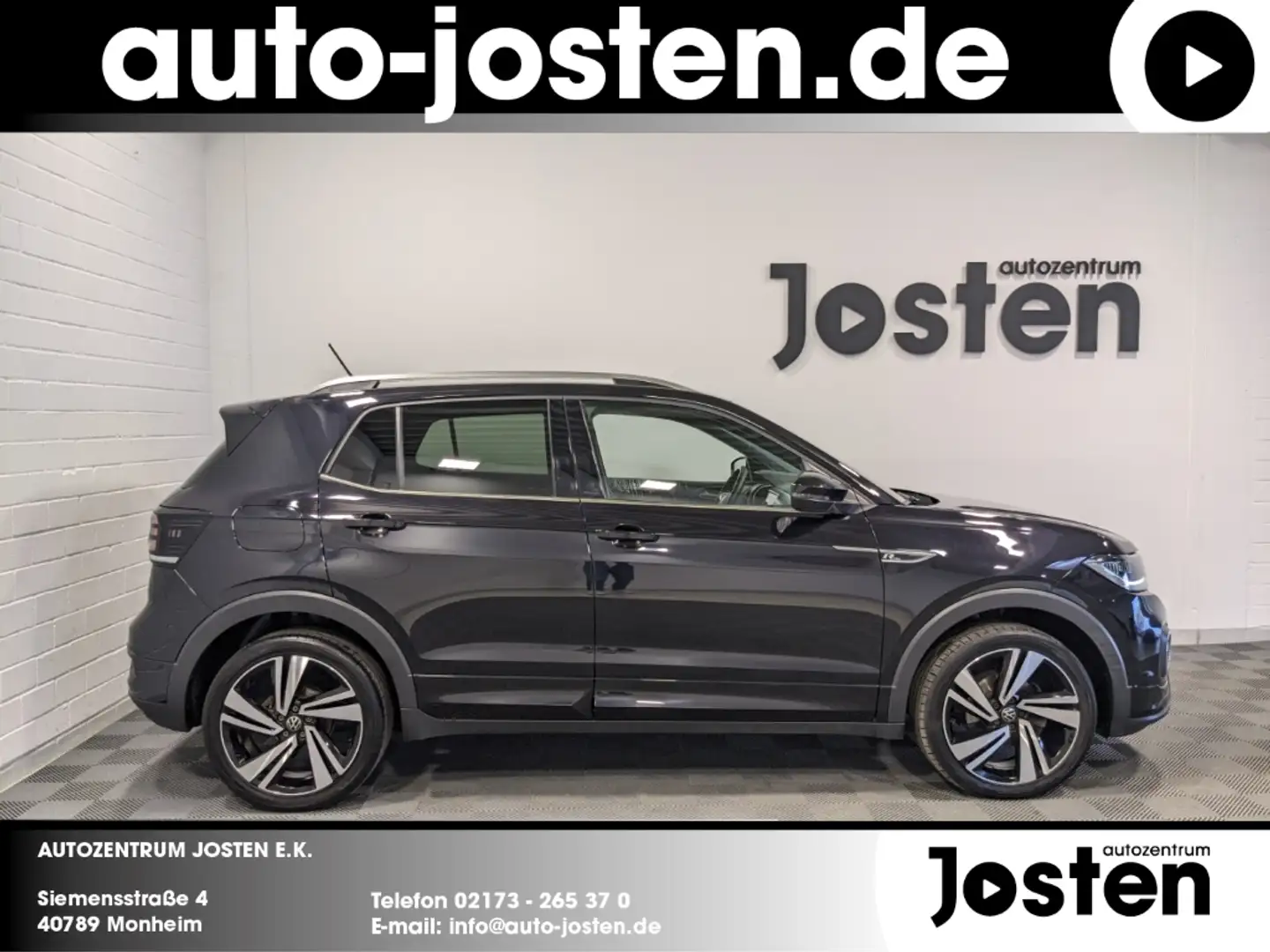 Volkswagen T-Cross R-Line 1.0 TSI Navi RFK SHZ LED SIDE PDC Zwart - 2