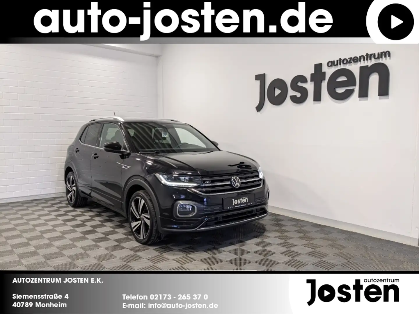 Volkswagen T-Cross R-Line 1.0 TSI Navi RFK SHZ LED SIDE PDC Zwart - 1