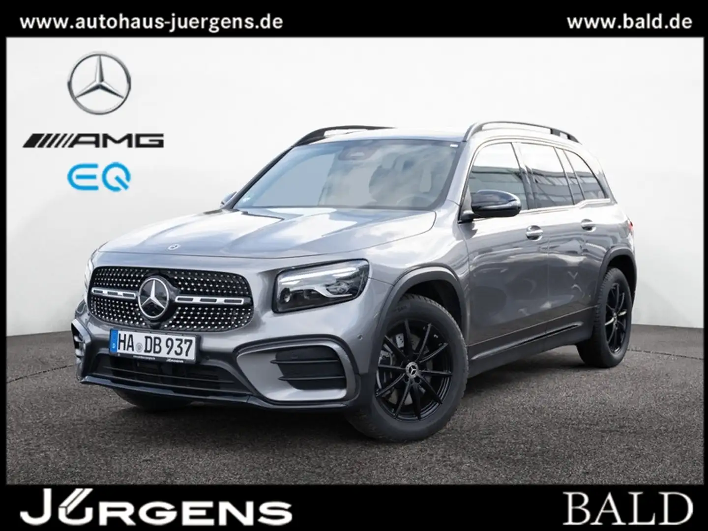 Mercedes-Benz GLB 250 4M AMG-Sport/Pano/Burm/AHK/Distr/7Sitzer Grijs - 1