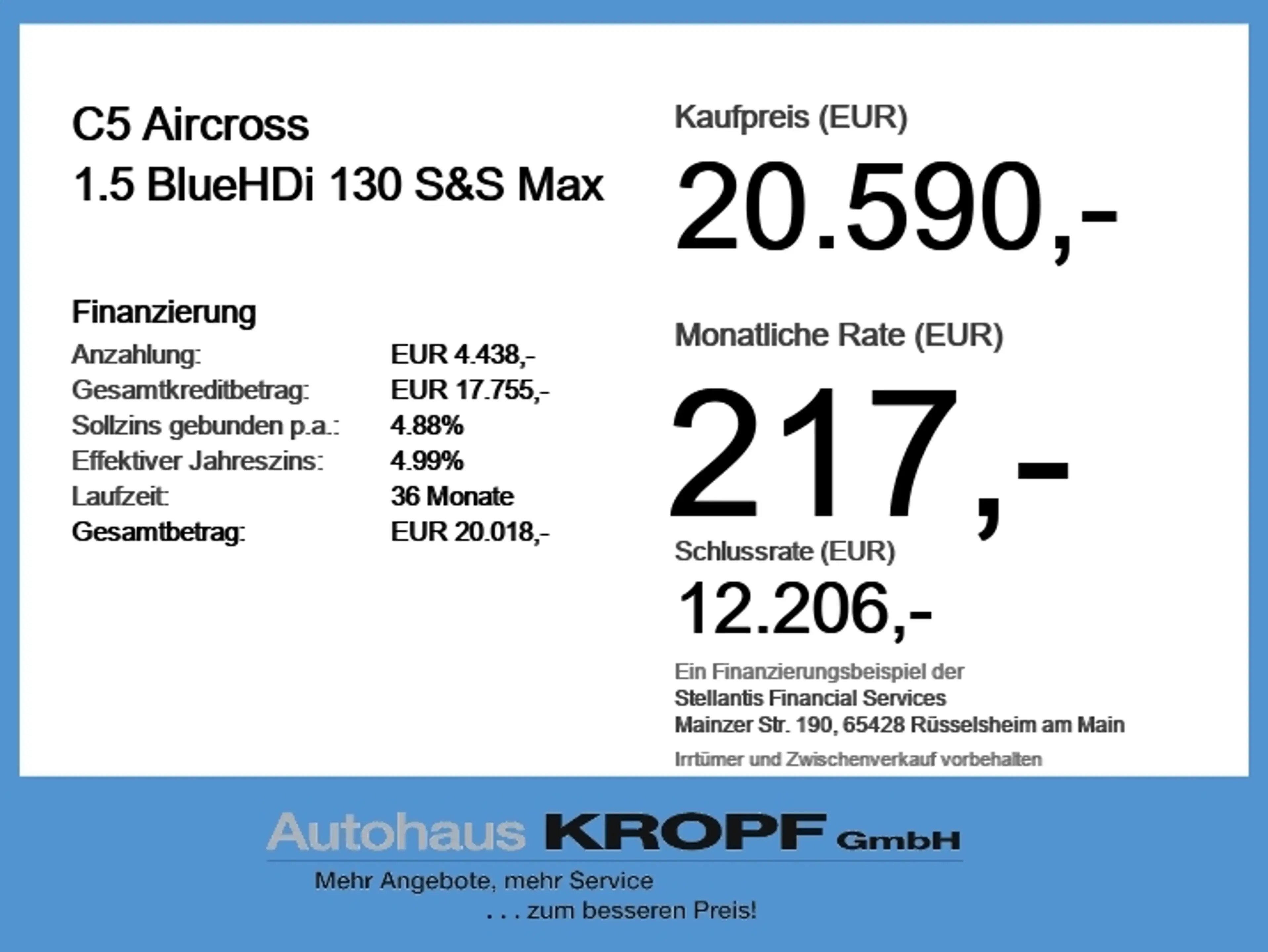 Citroen C5 Aircross 1.5 BlueHDi 130 S&S Max Alcantara — photo 6