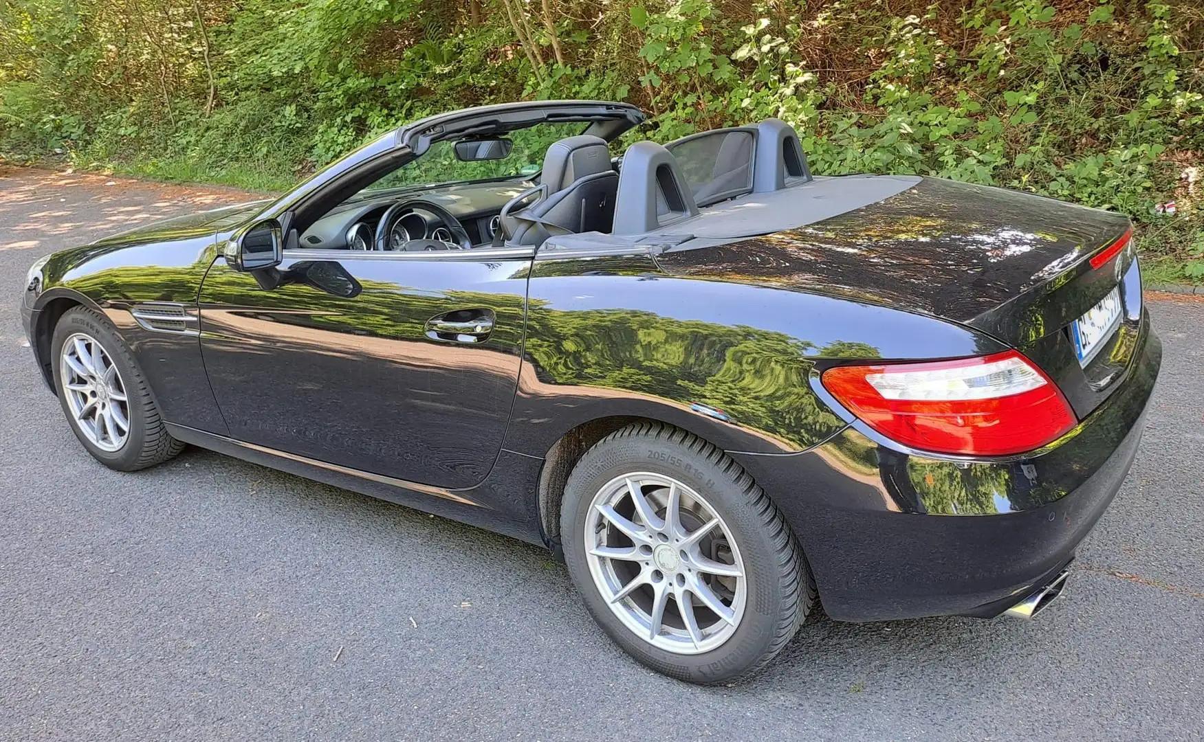 Mercedes-Benz SLK 200 *TOP*Automatik*Klima*Navi*Leder*TÜV 05/2027* Zwart - 2