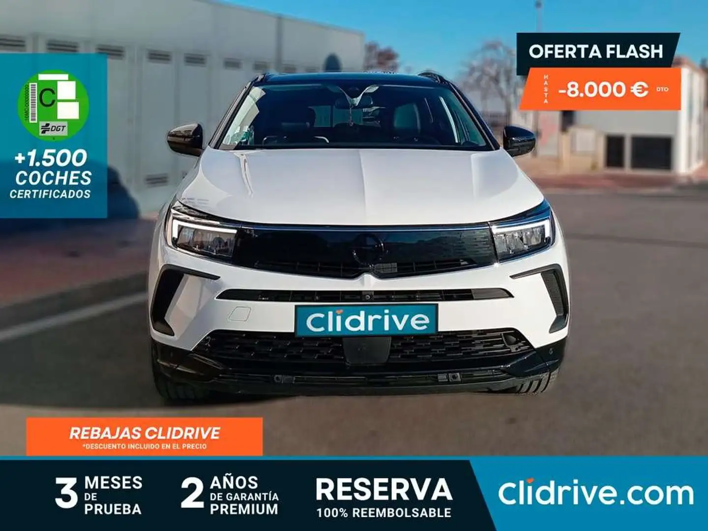 Opel Grandland 1.2 Turbo GS Line Auto Blanc - 1