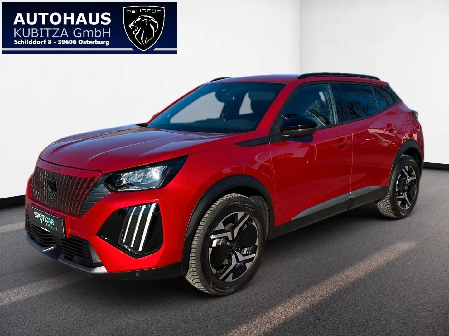 Peugeot 2008 Allure PT 100 *Kamera360*Navi*SHZ Rot - 1