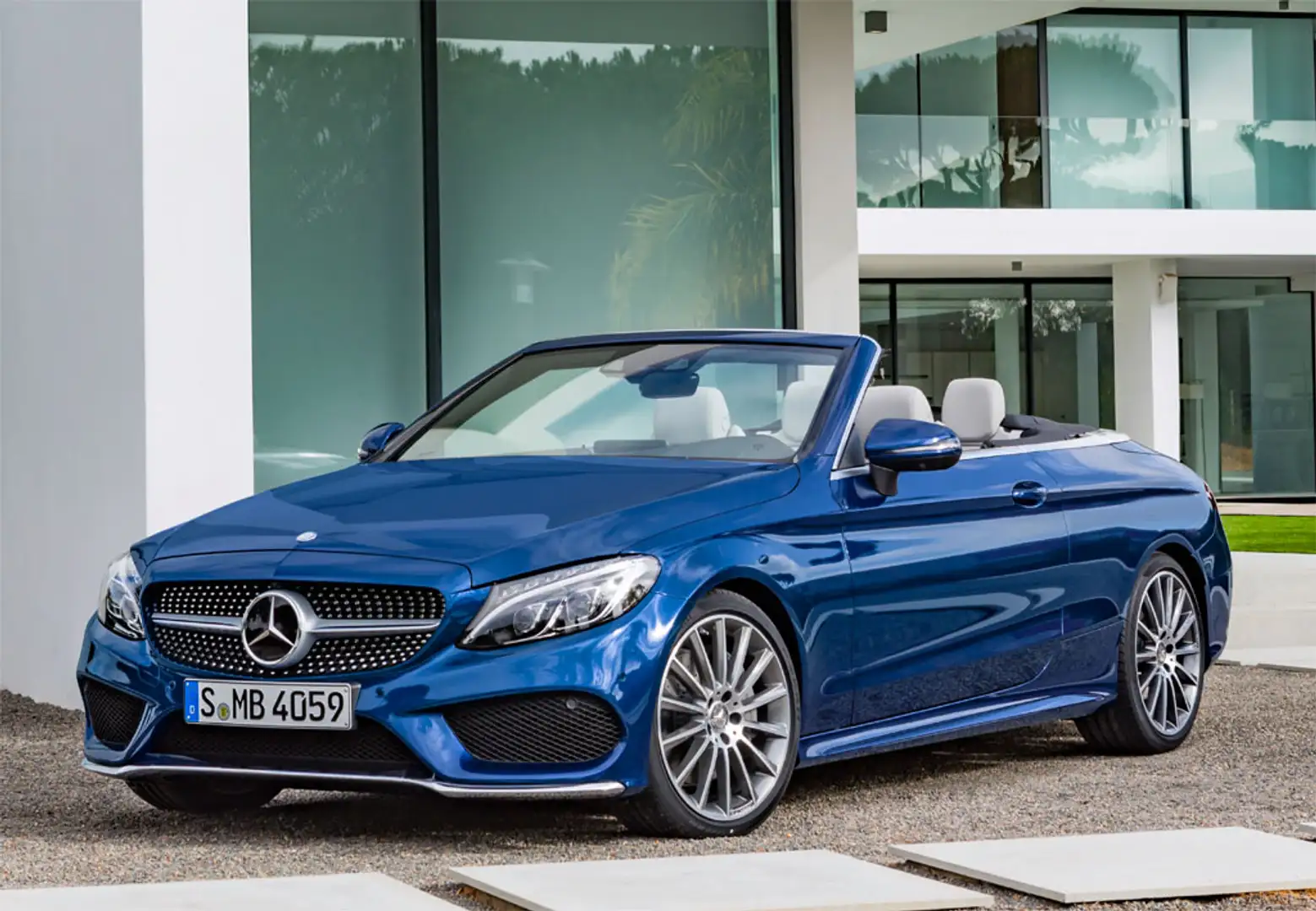 Mercedes-Benz C 220 Cabrio 220d 9G-Tronic Negro - 1