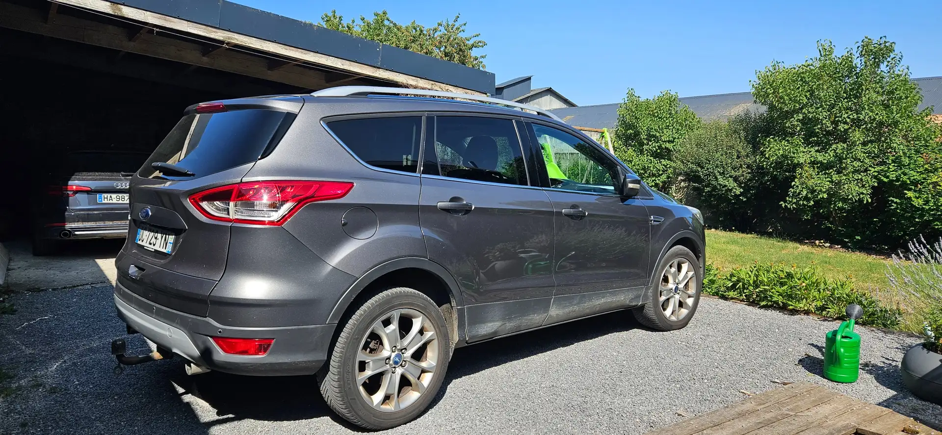 Ford Kuga Kuga 2.0 TDCi 163 FAP 4x4 Titanium Powershift A Argent - 1