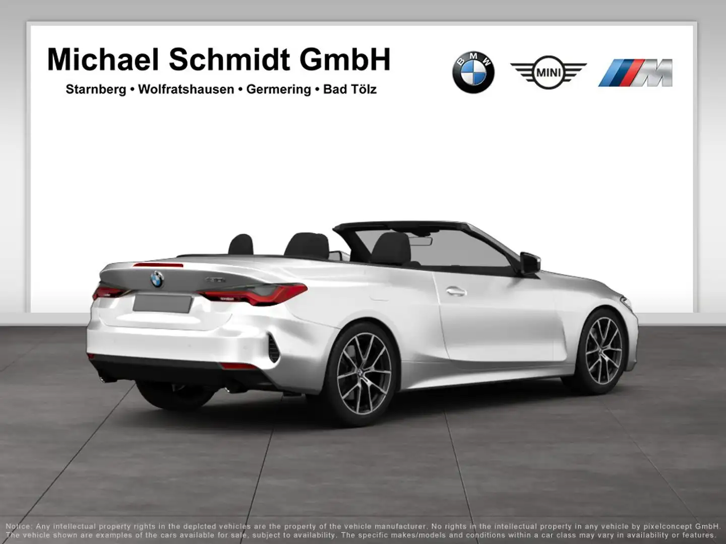 BMW 420 i Cabrio*M Sportpaket*18"*LC Prof.*HUD*DAB*Driving Weiß - 2