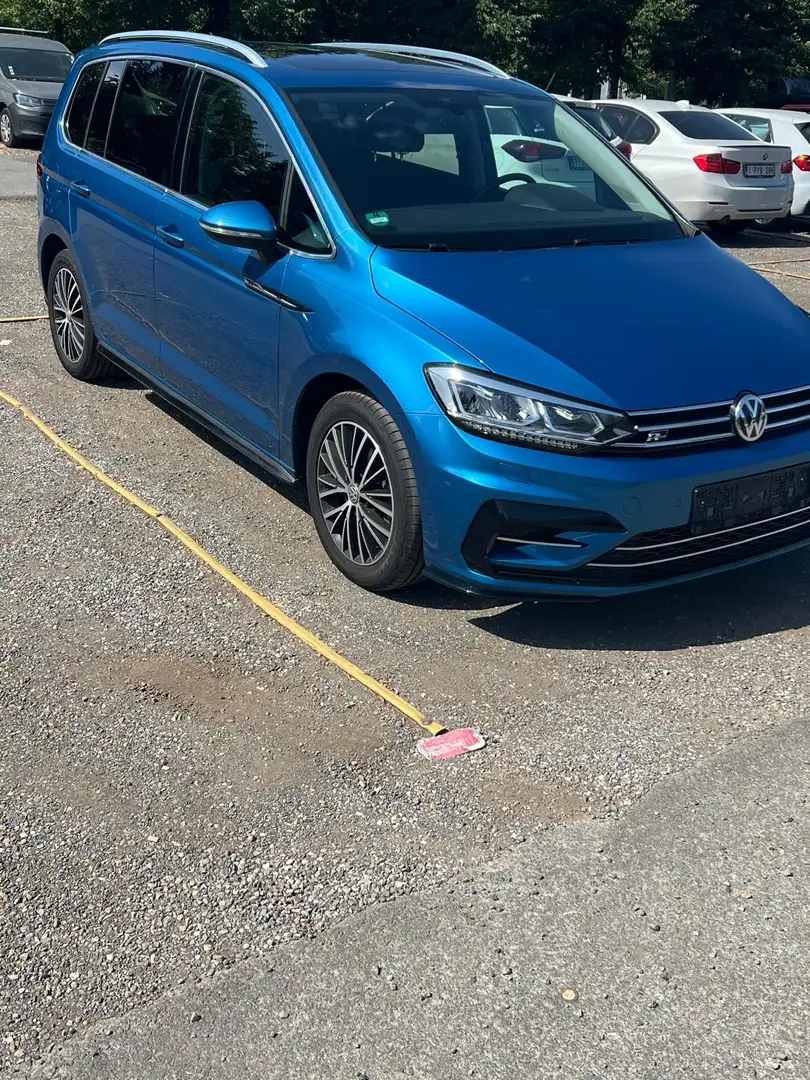 Volkswagen Touran 2.0 TDI SCR (BlueMotion Technology) DSG Highline Bleu - 1